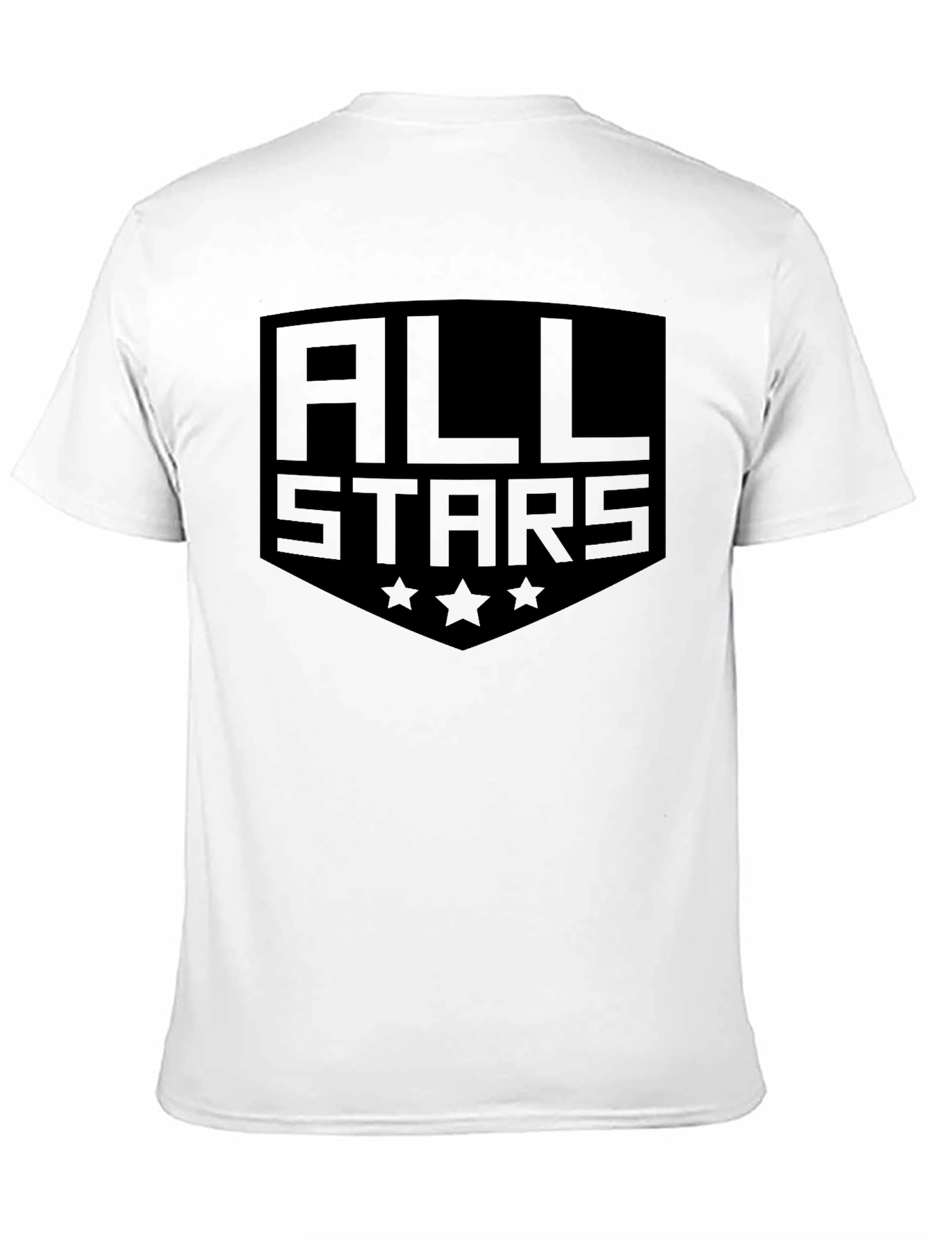 Black All Stars Black Graphic Tee Shirt view 11