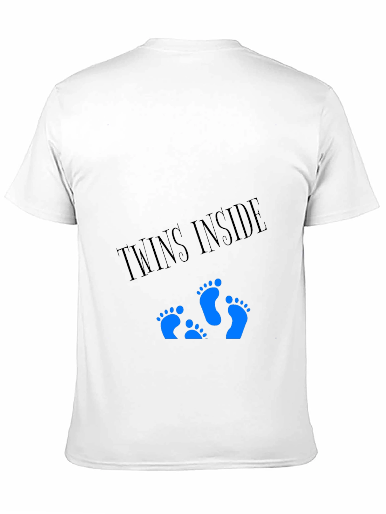 Black Twins Inside T-Shirt - Expecting Dad Tee view 11