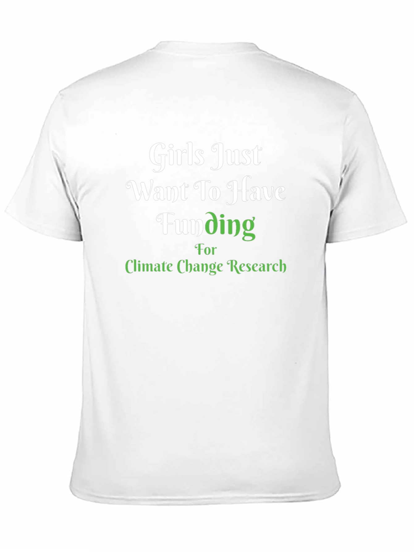 Black Girls Just Want Funding Climate Change Research Tee view 11