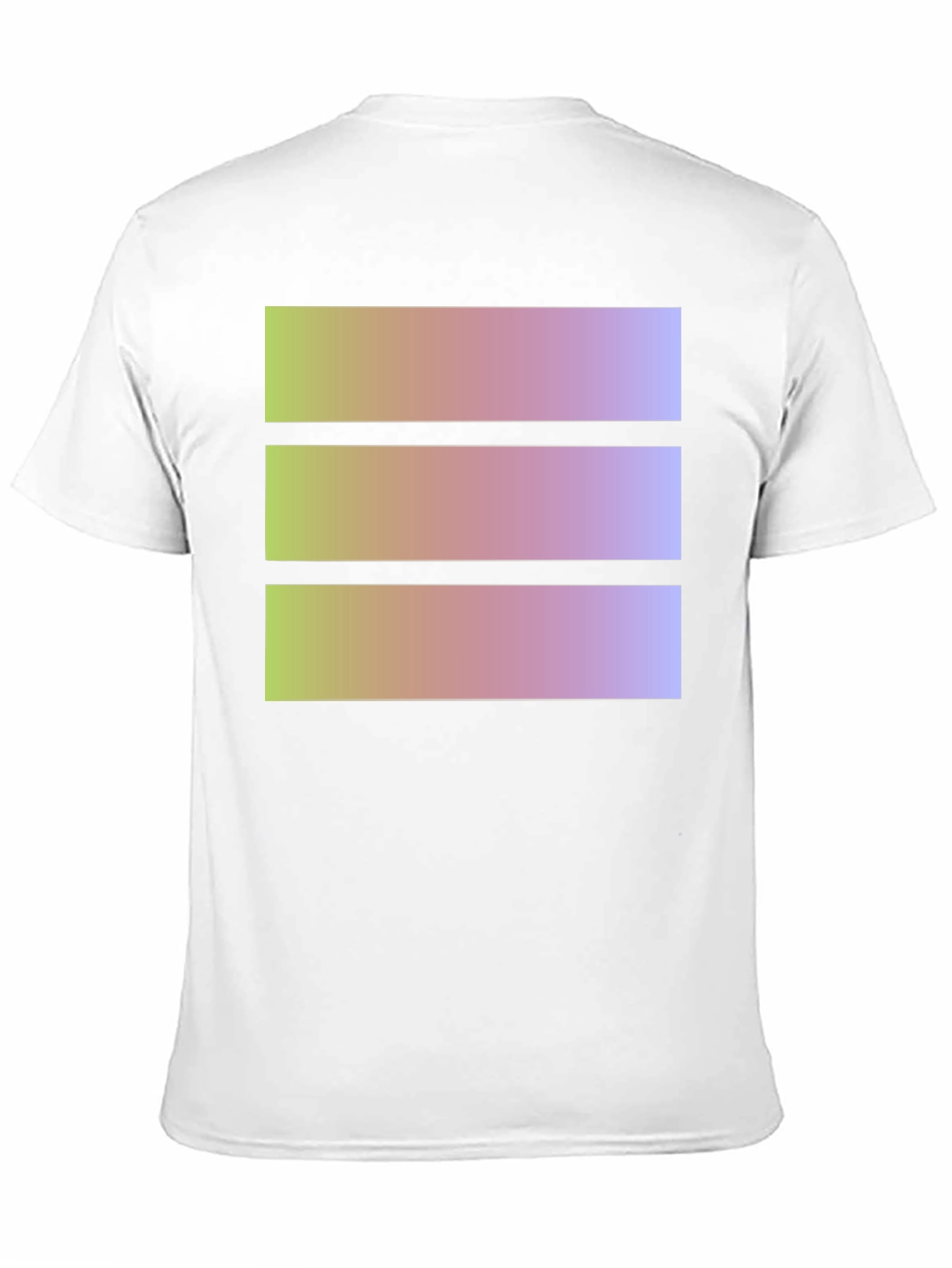 Black Geometric Gradient T-Shirt - Casual Style view 11
