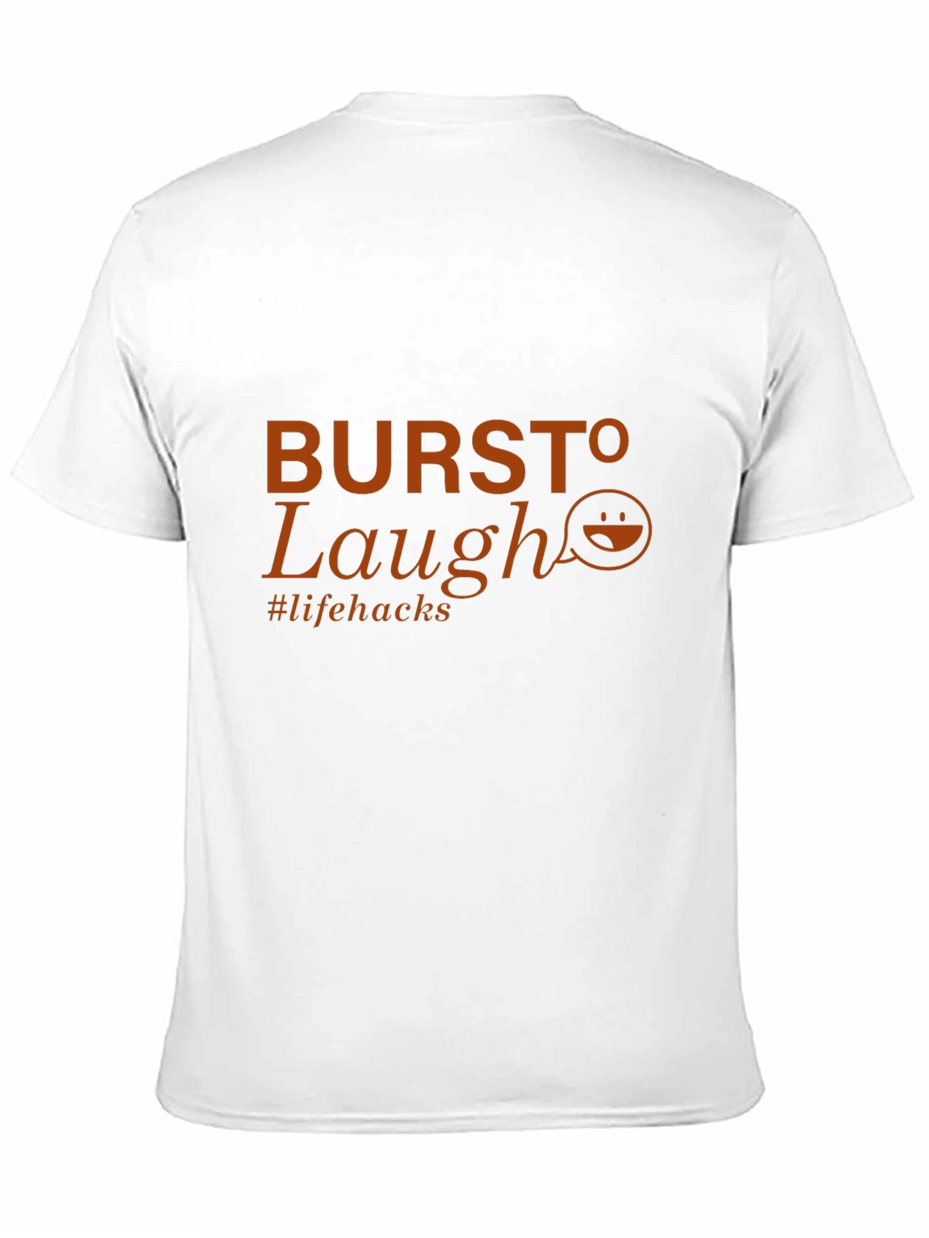 Black Burst To Laugh T-Shirt - Life Hacks Tee view 11