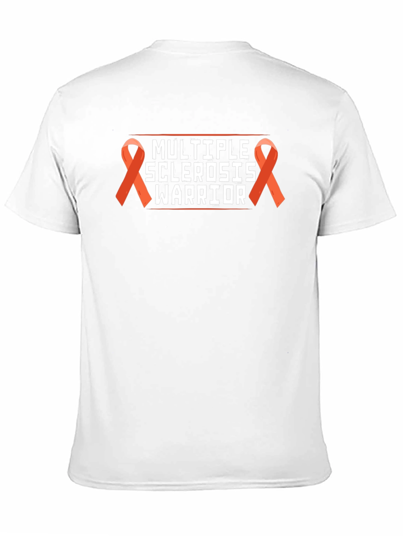 Black Multiple Sclerosis Warrior Awareness T-Shirt view 11