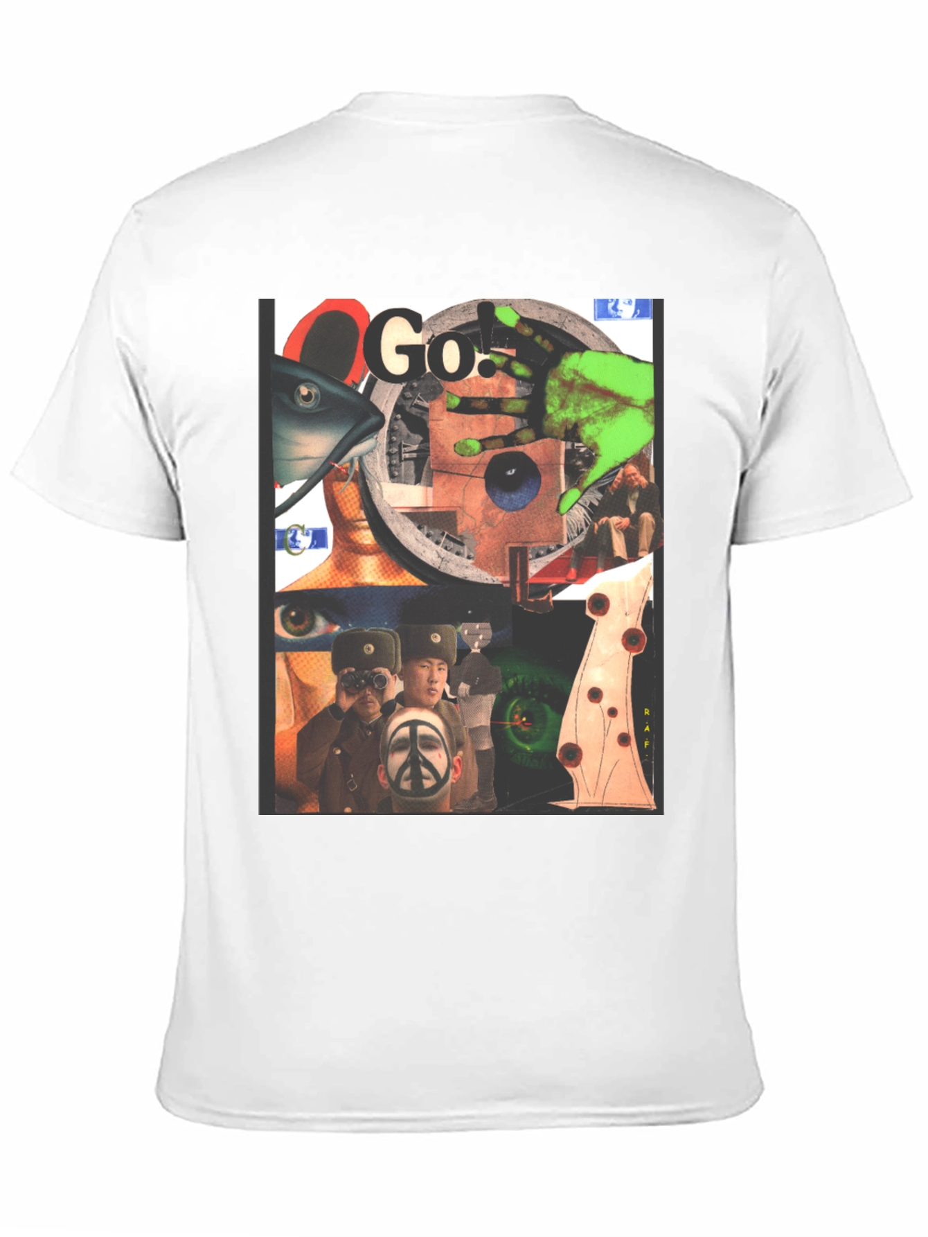 Black Graphic Print Black T-Shirt view 11