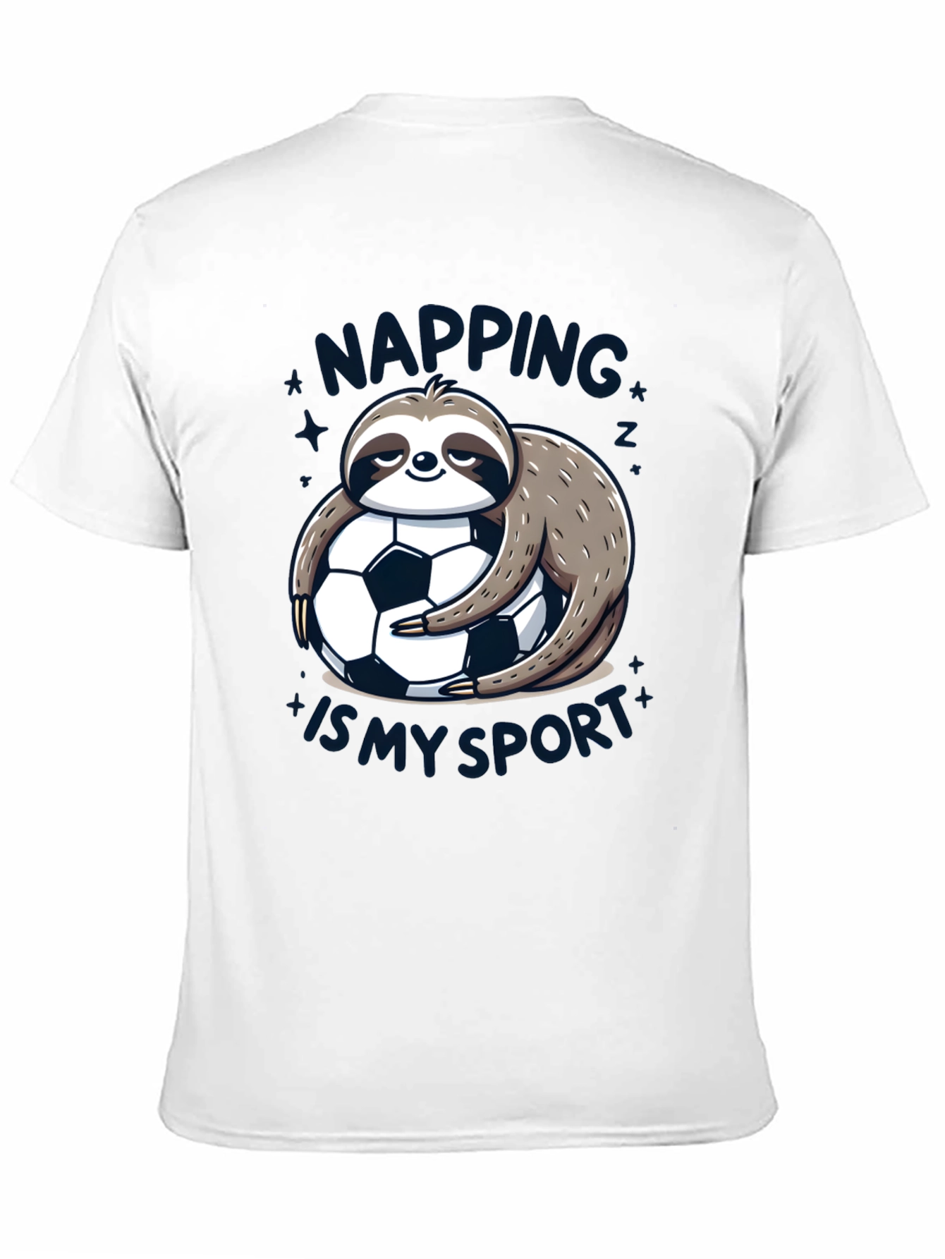 Black Napping is My Sport Sloth T-Shirt view 11