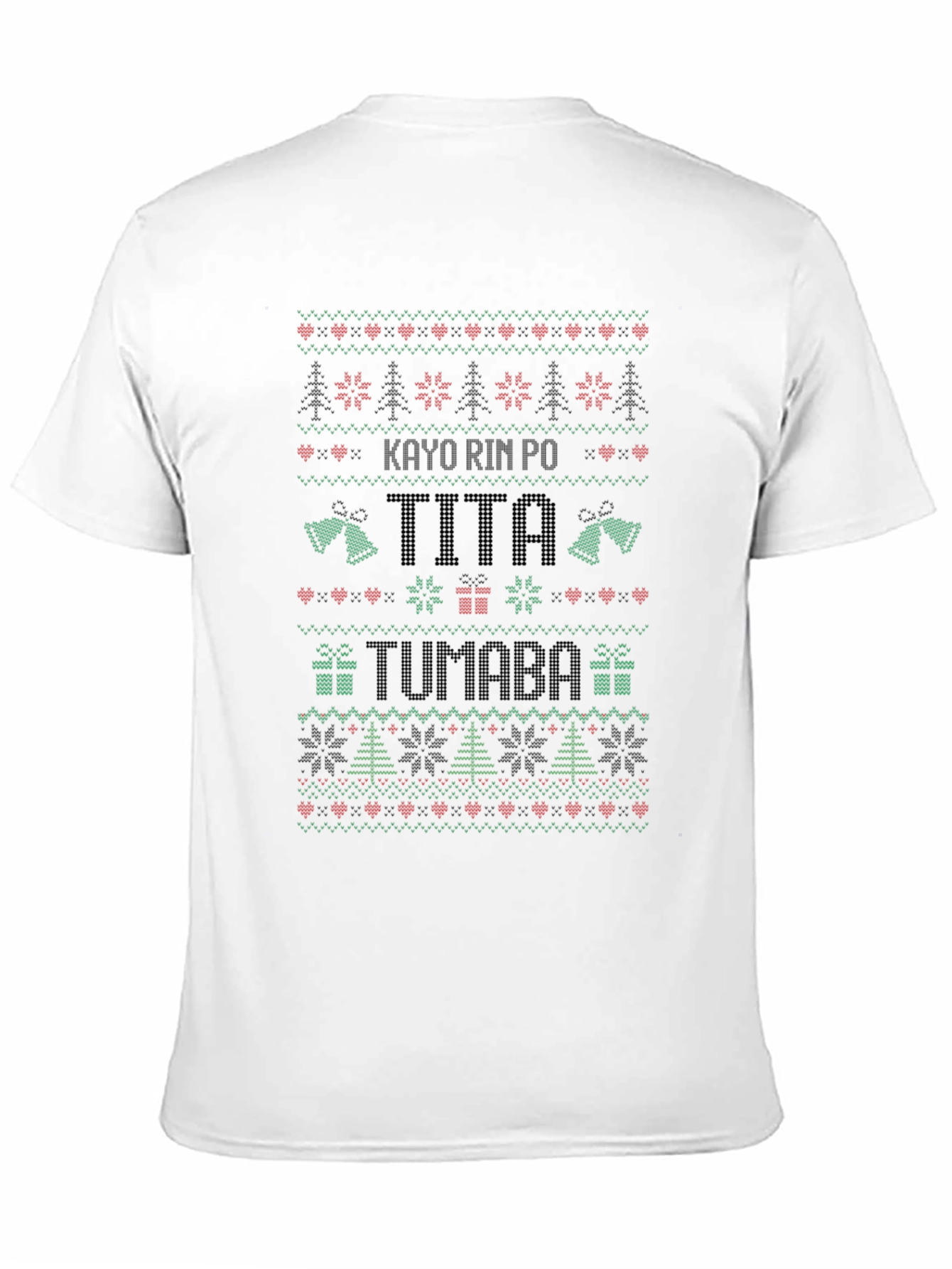 Tita Tumaba Ugly Christmas Sweater T-Shirt - 11