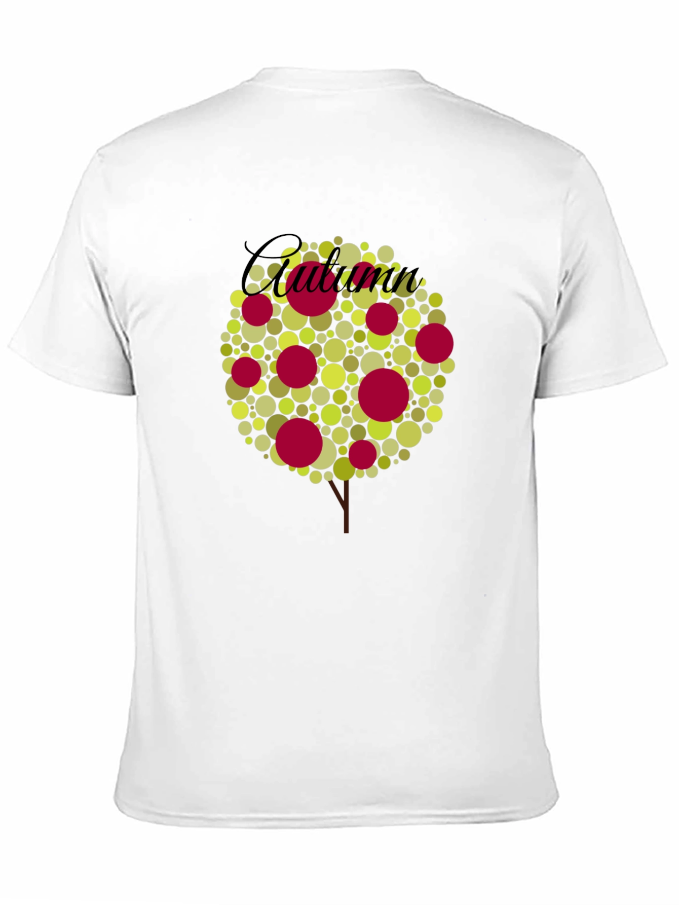 Black Autumn Tree Graphic Tee - Black Cotton Blend view 11