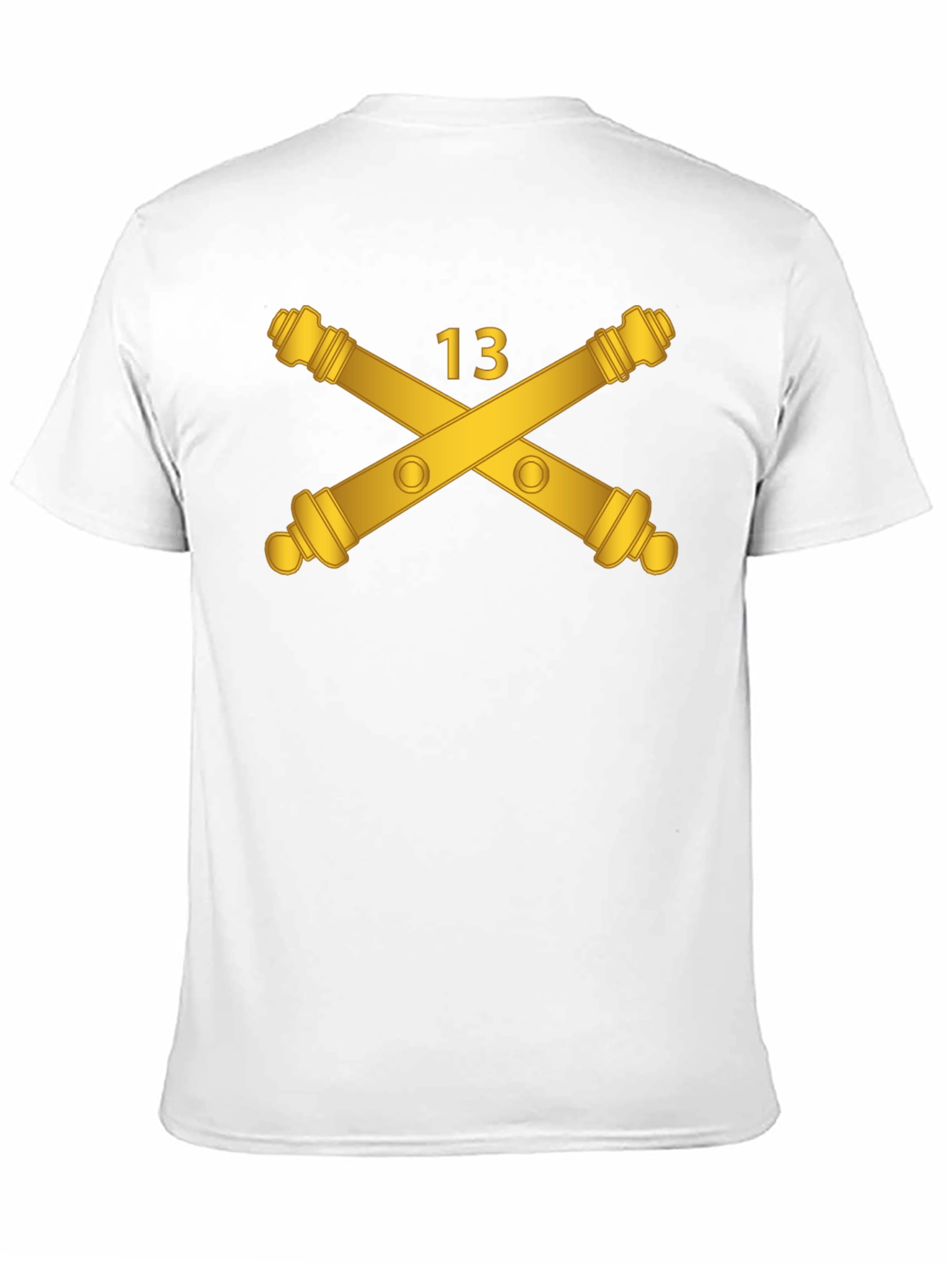 Black Artillery 13 T-Shirt - Black Cotton Tee view 11