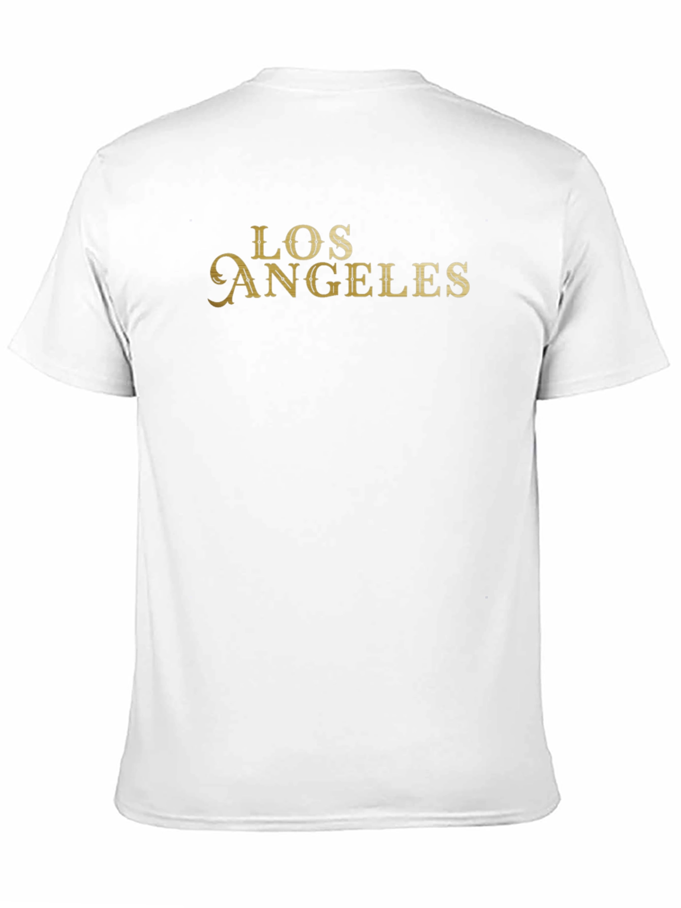 Black Los Angeles Graphic Tee - Black Cotton Blend view 11