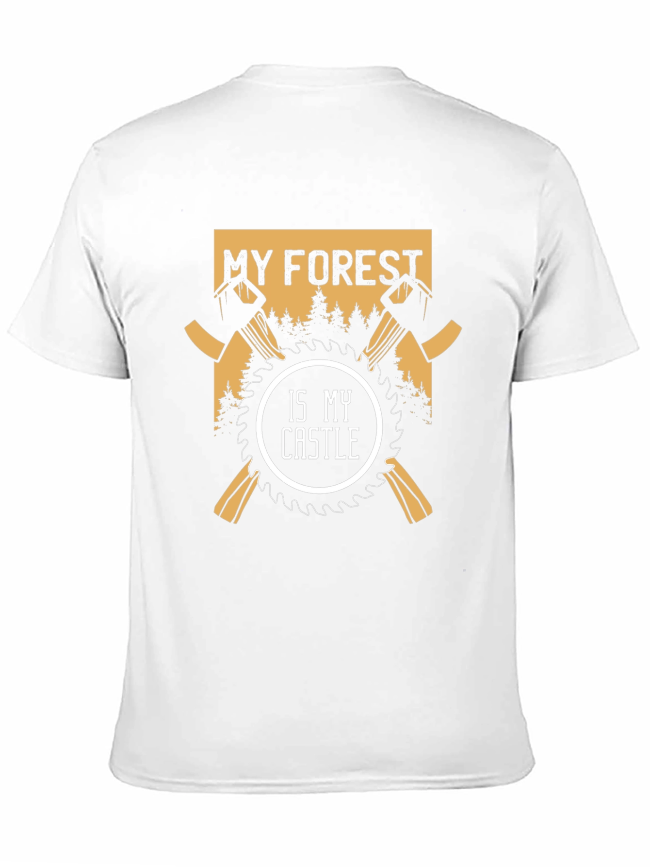 Black My Forest Is My Castle Graphic Tee view 11