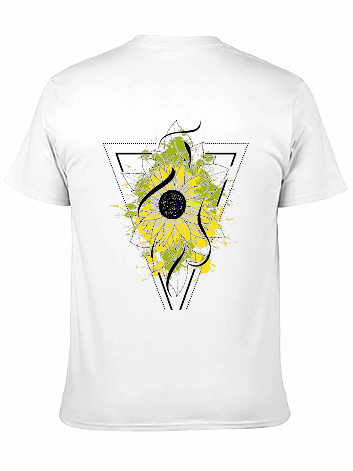 Black Sunflower Graphic Black T-Shirt view 11