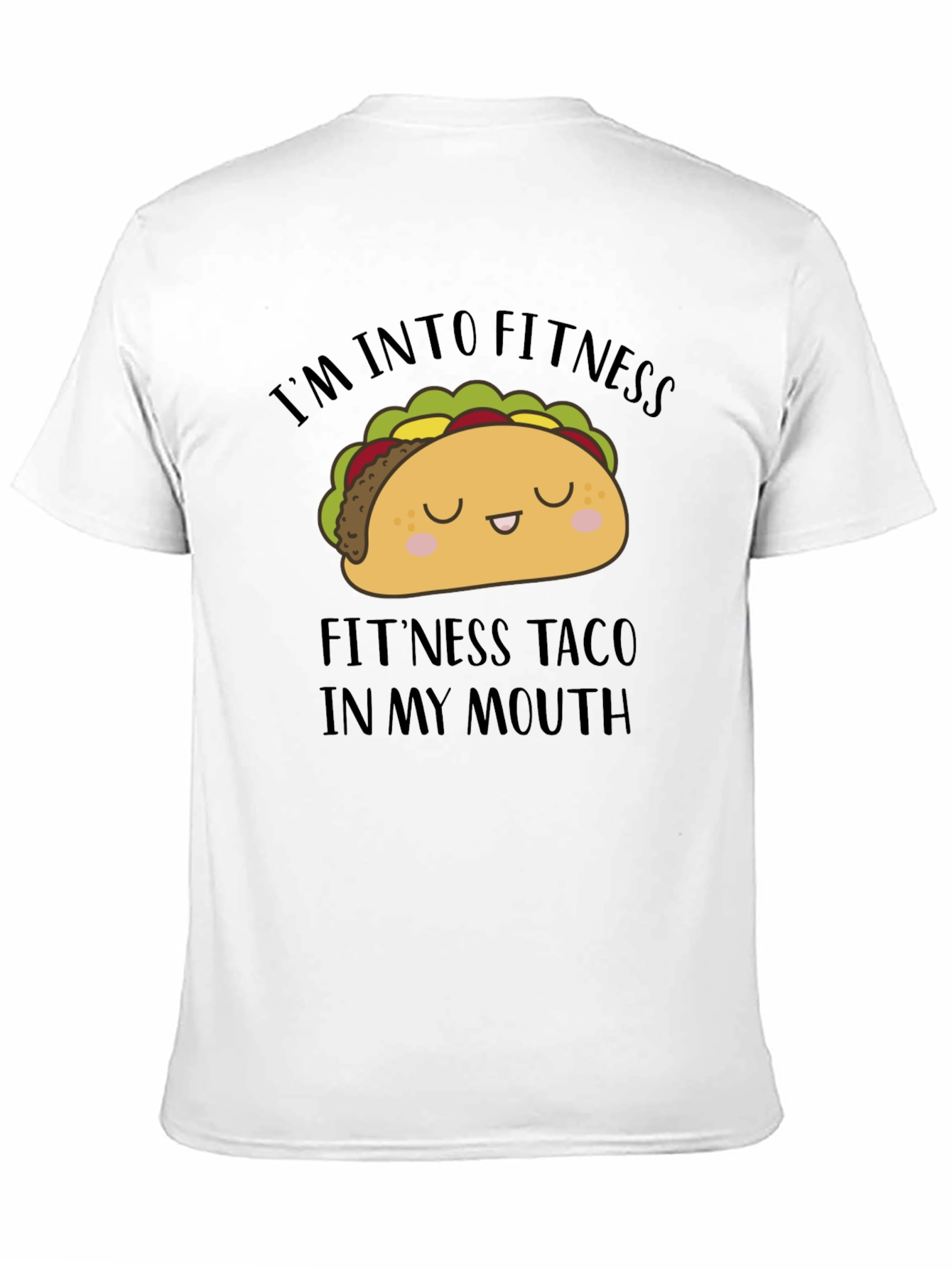 Black I'm Into Fitness Taco Graphic Tee view 11