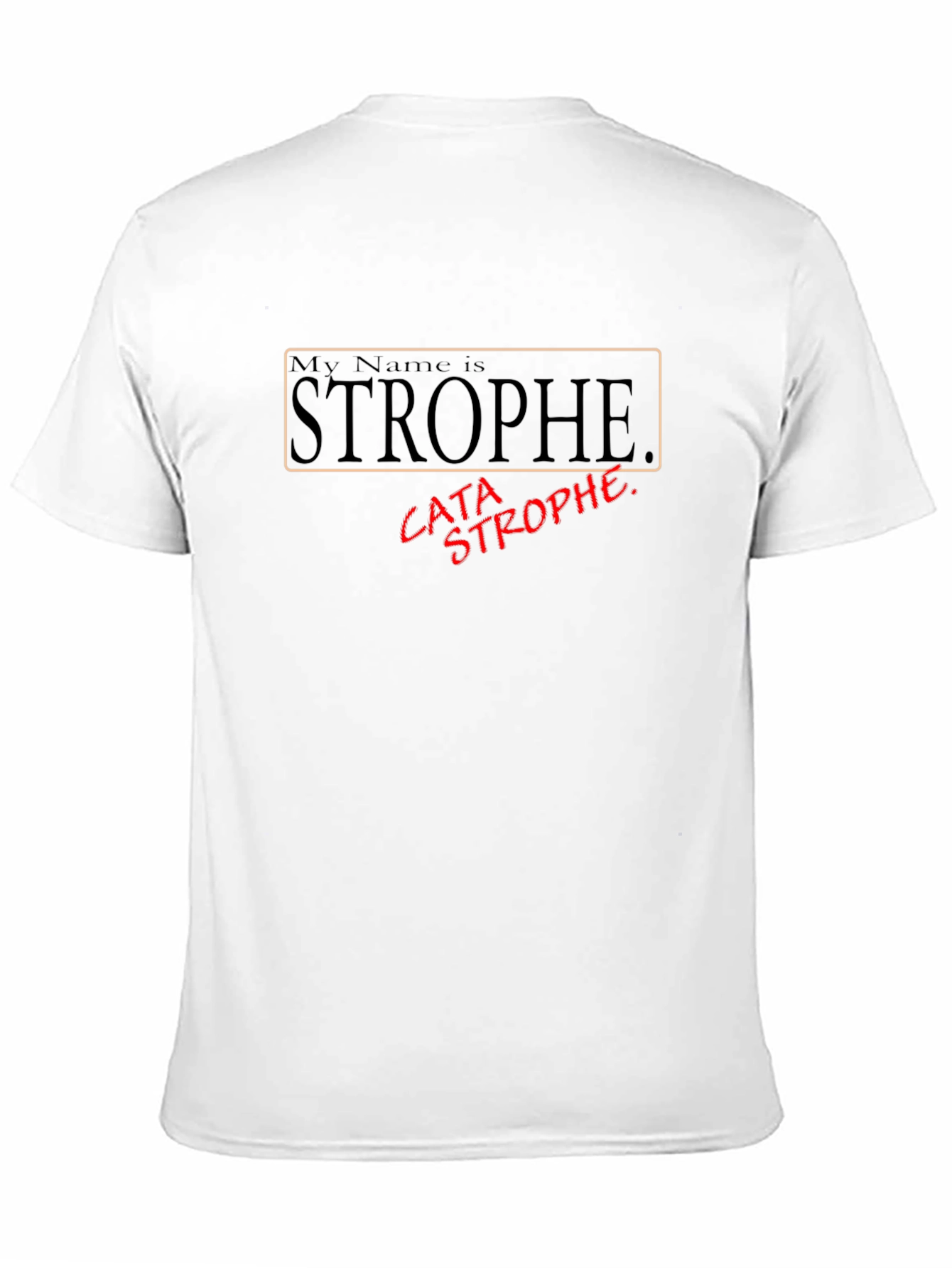 Black Strophe Catastrophe Graphic T-Shirt view 11