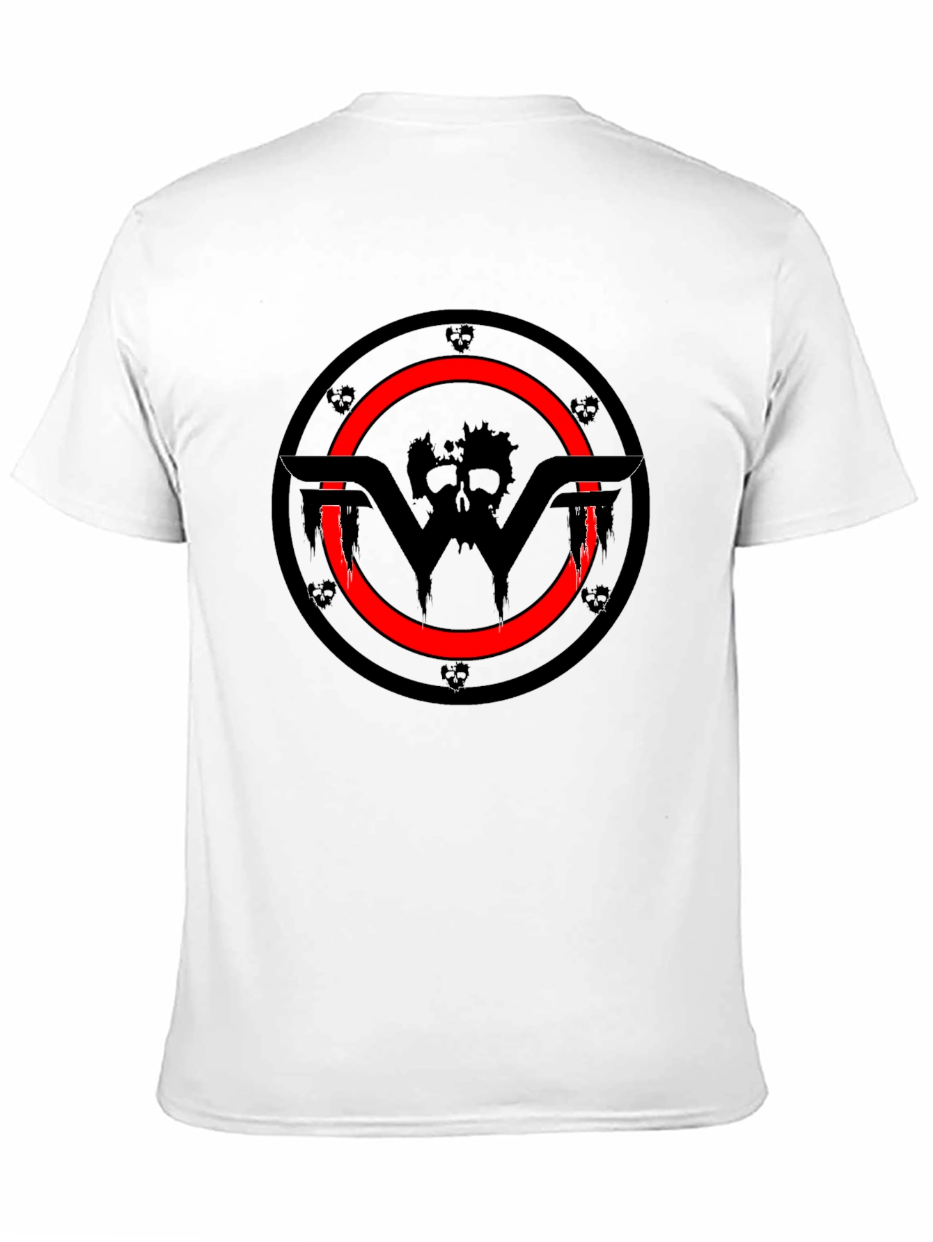 Black Skull Ring Black Graphic Tee view 11