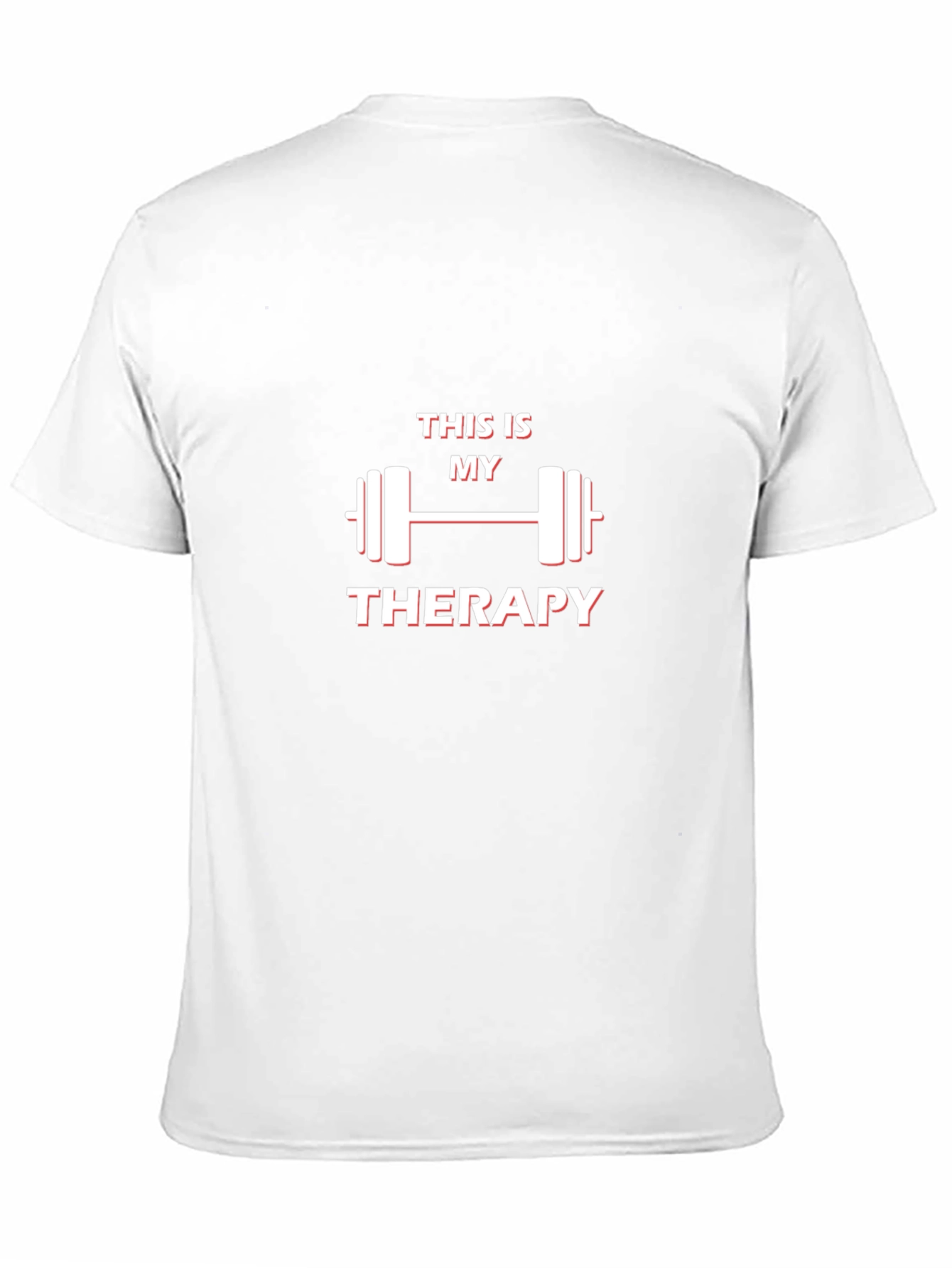 Black This Is My Therapy Weightlifting Graphic T-Shirt view 11