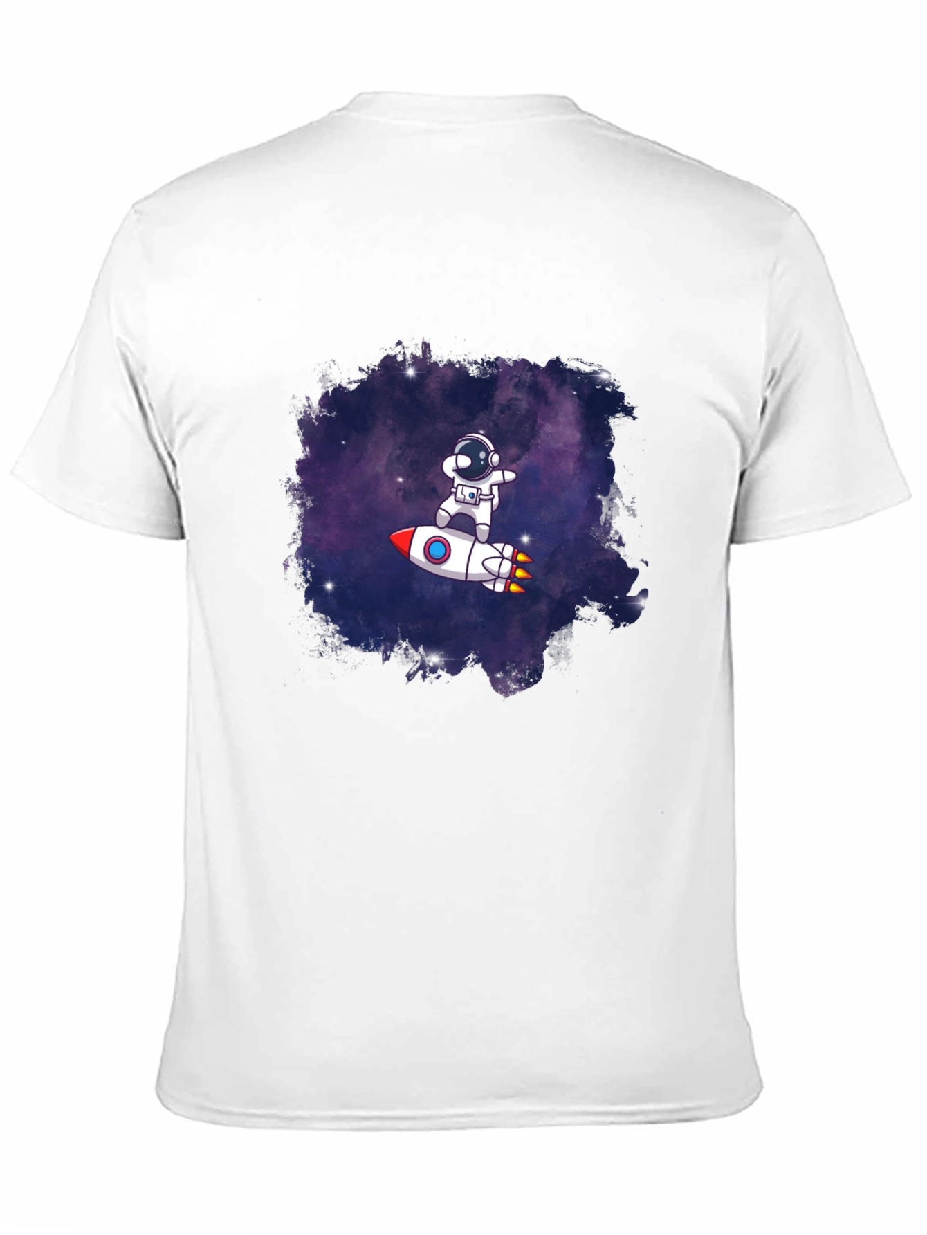 Black Astronaut Dab Rocket T-Shirt - Space Fun view 11