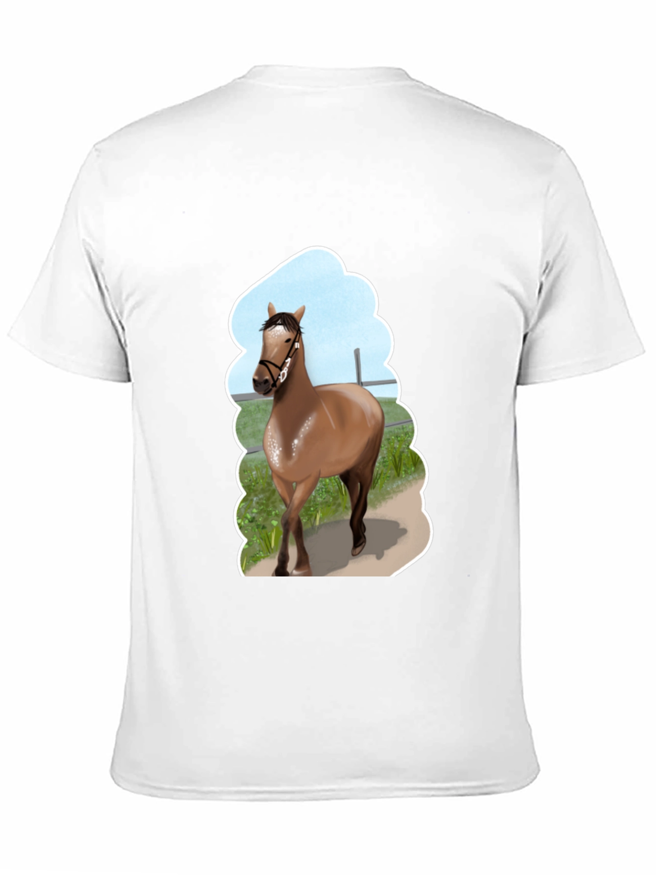 Black Horse Graphic Tee - Stylish Unisex Design view 11