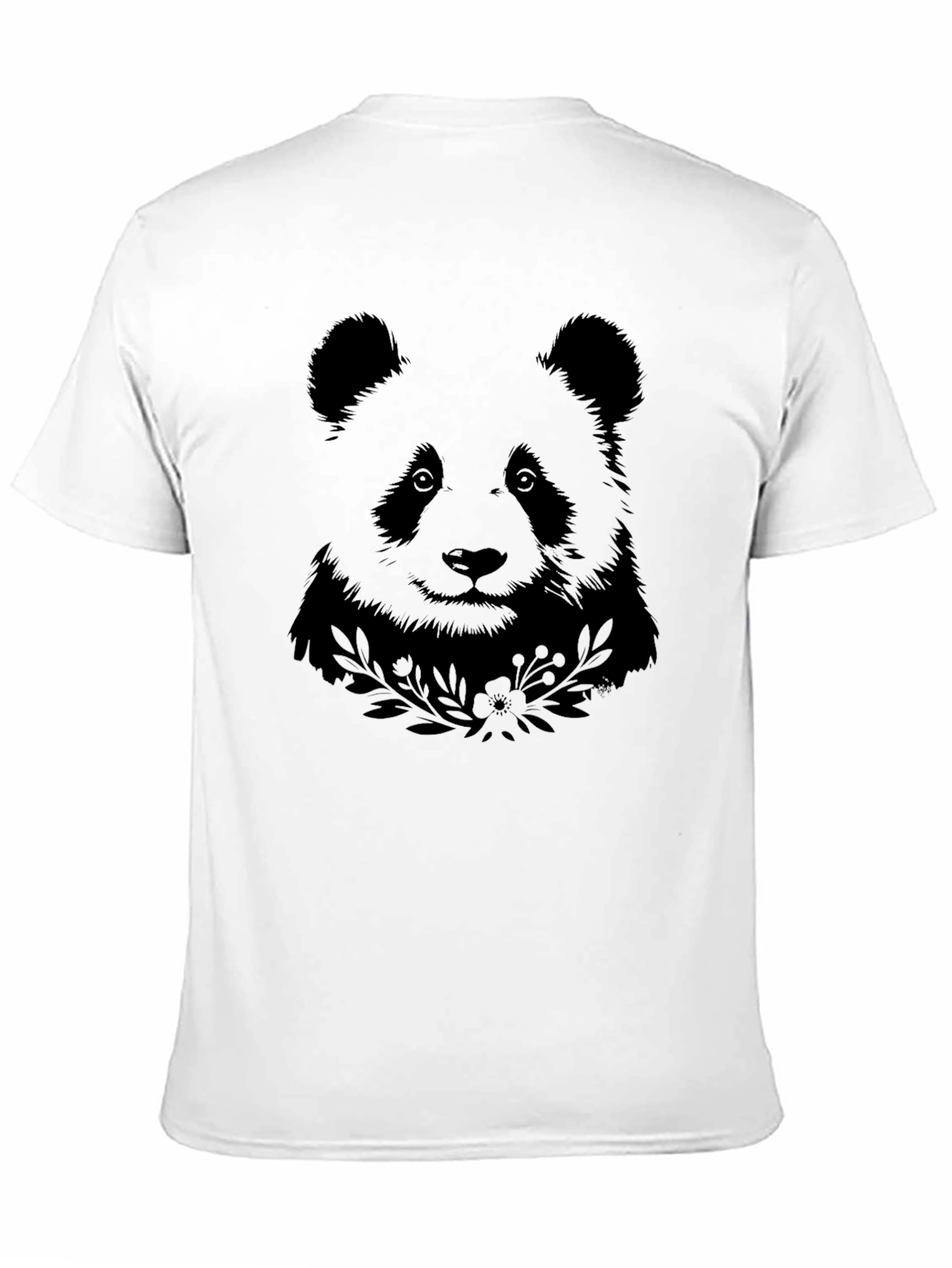 Black Panda Graphic Black Tee view 11