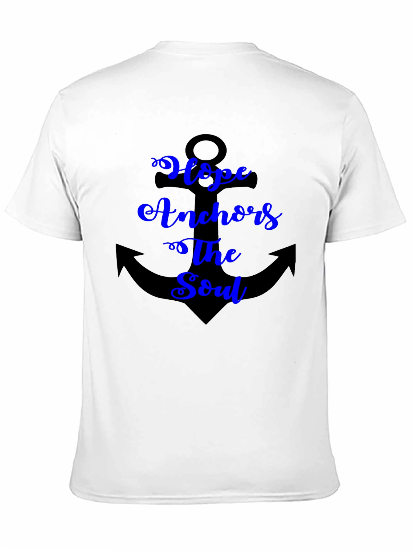 Black Hope Anchors the Soul Graphic T-Shirt view 11
