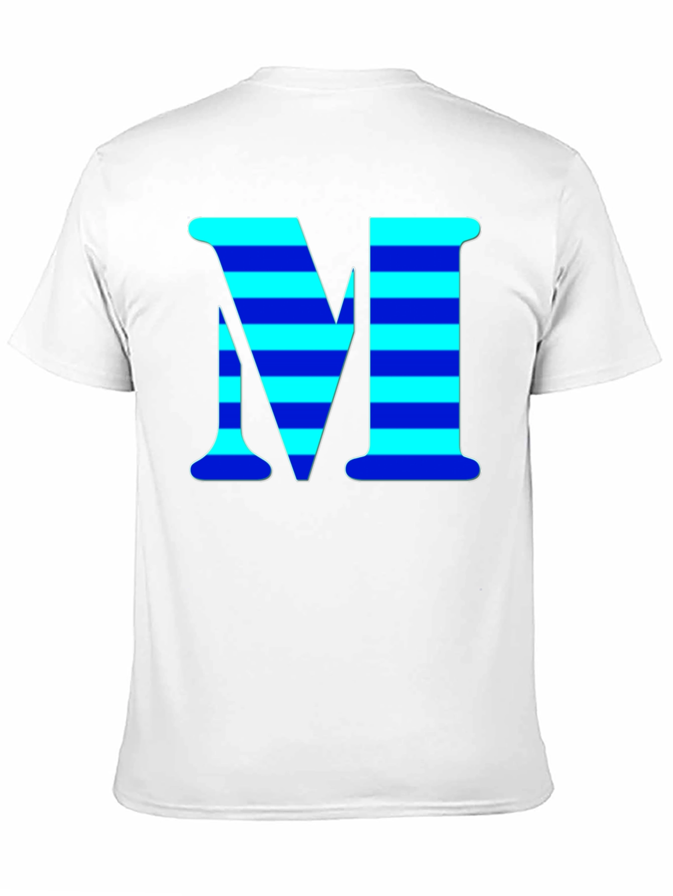 Black Striped "M" Graphic Tee - Cool Casual Style view 11