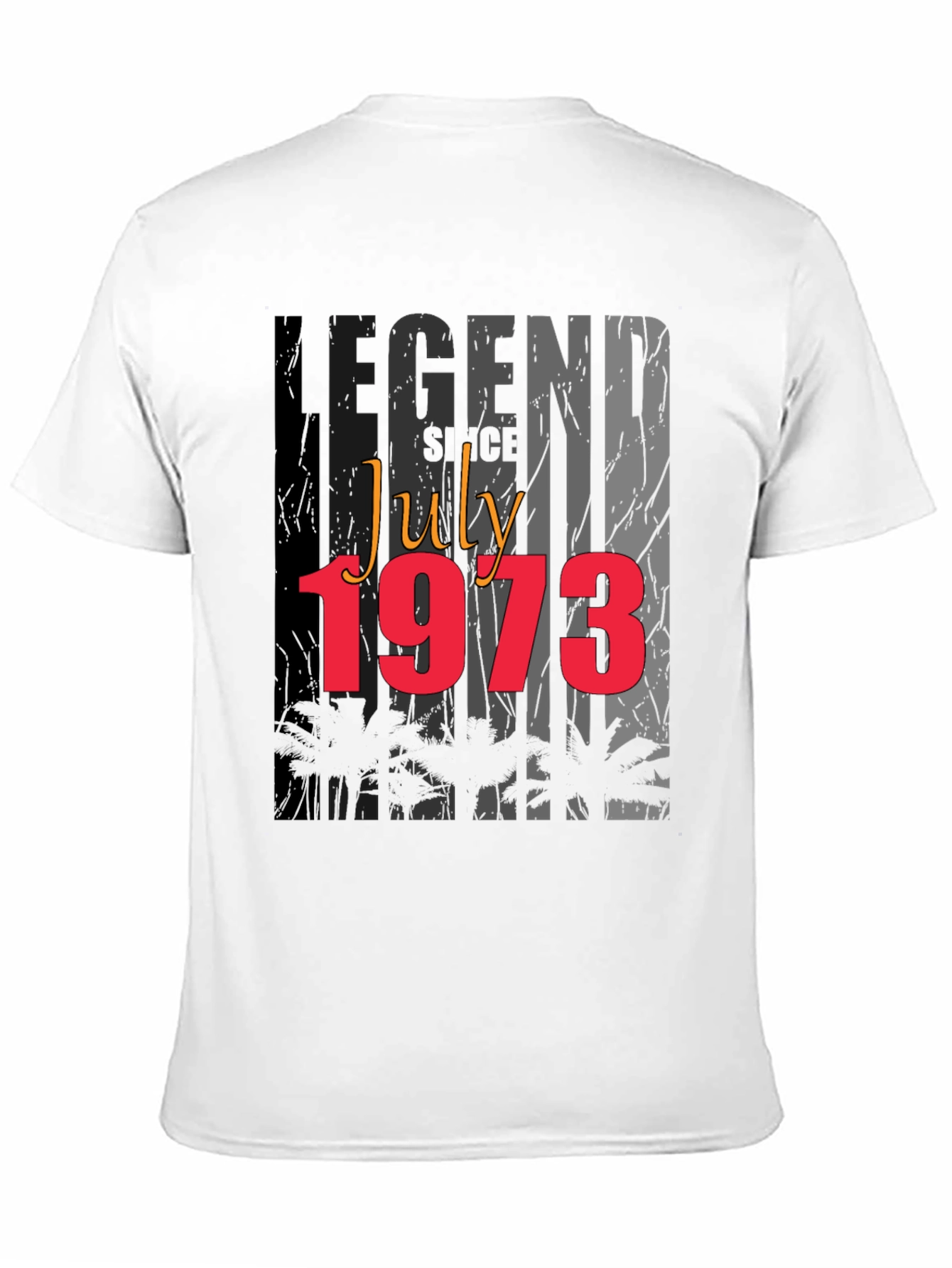 Black Legend Since July 1973 Graphic T-Shirt view 11