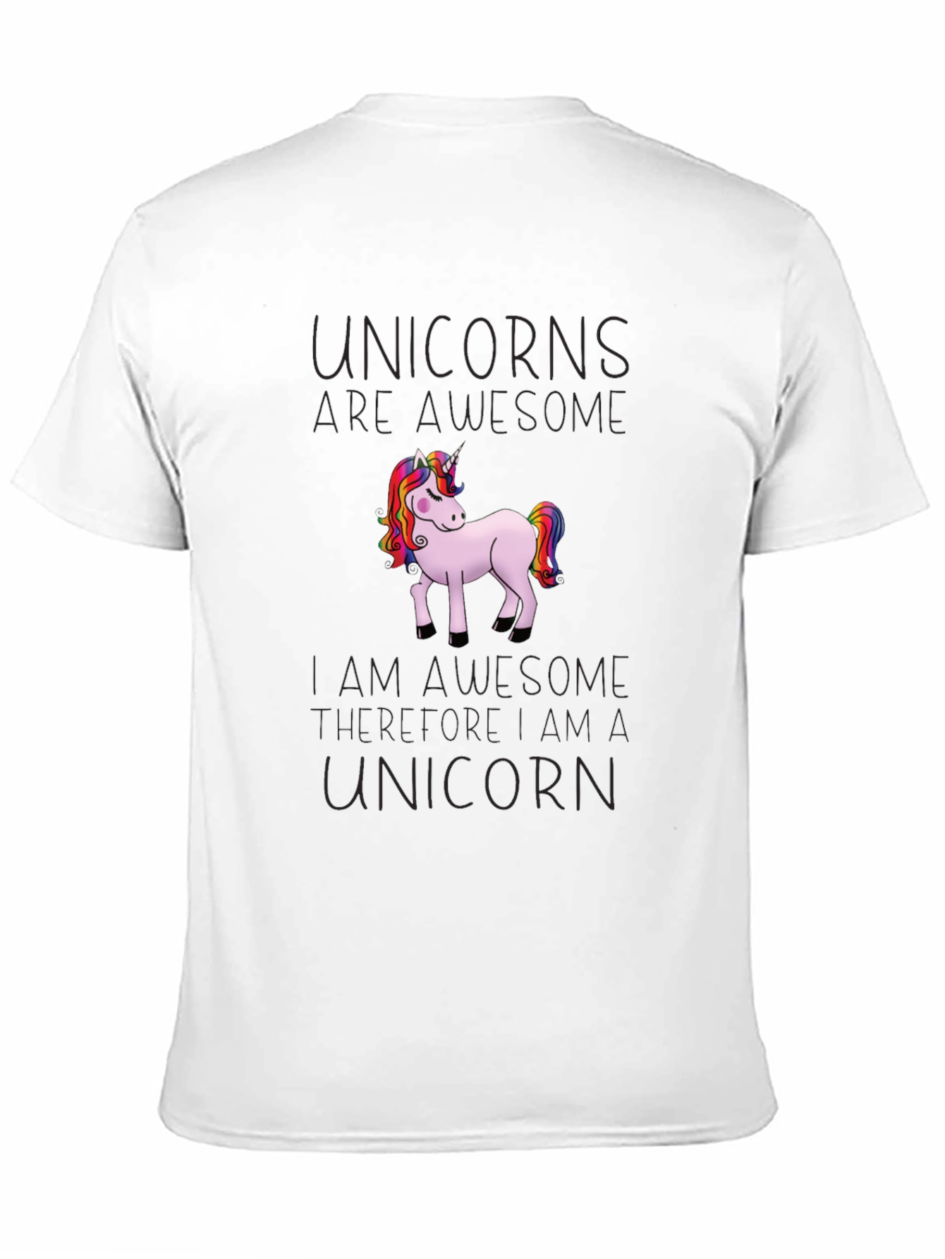 Black Unicorn T-Shirt - Awesome Unicorn Design view 11