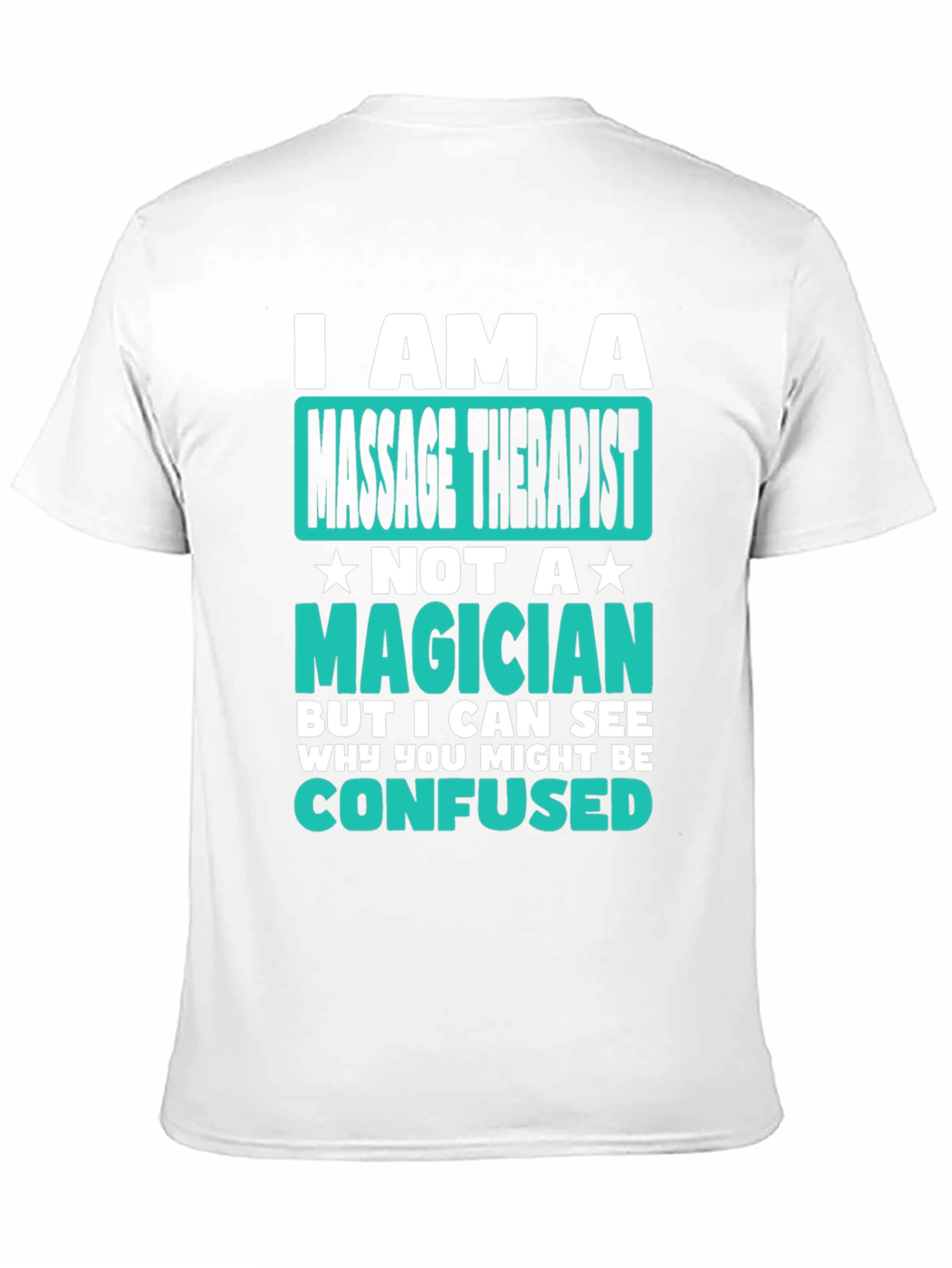 Black Massage Therapist T-Shirt Funny Magician Gift view 11