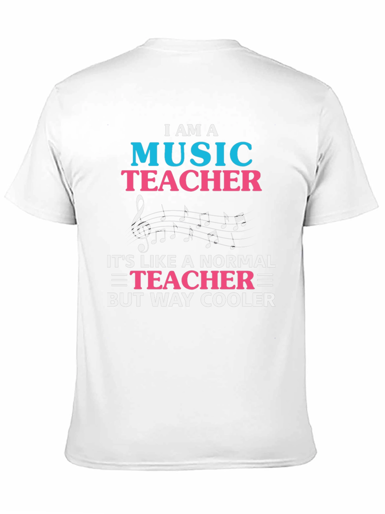 Black Music Teacher T-Shirt - Way Cooler Tee view 11