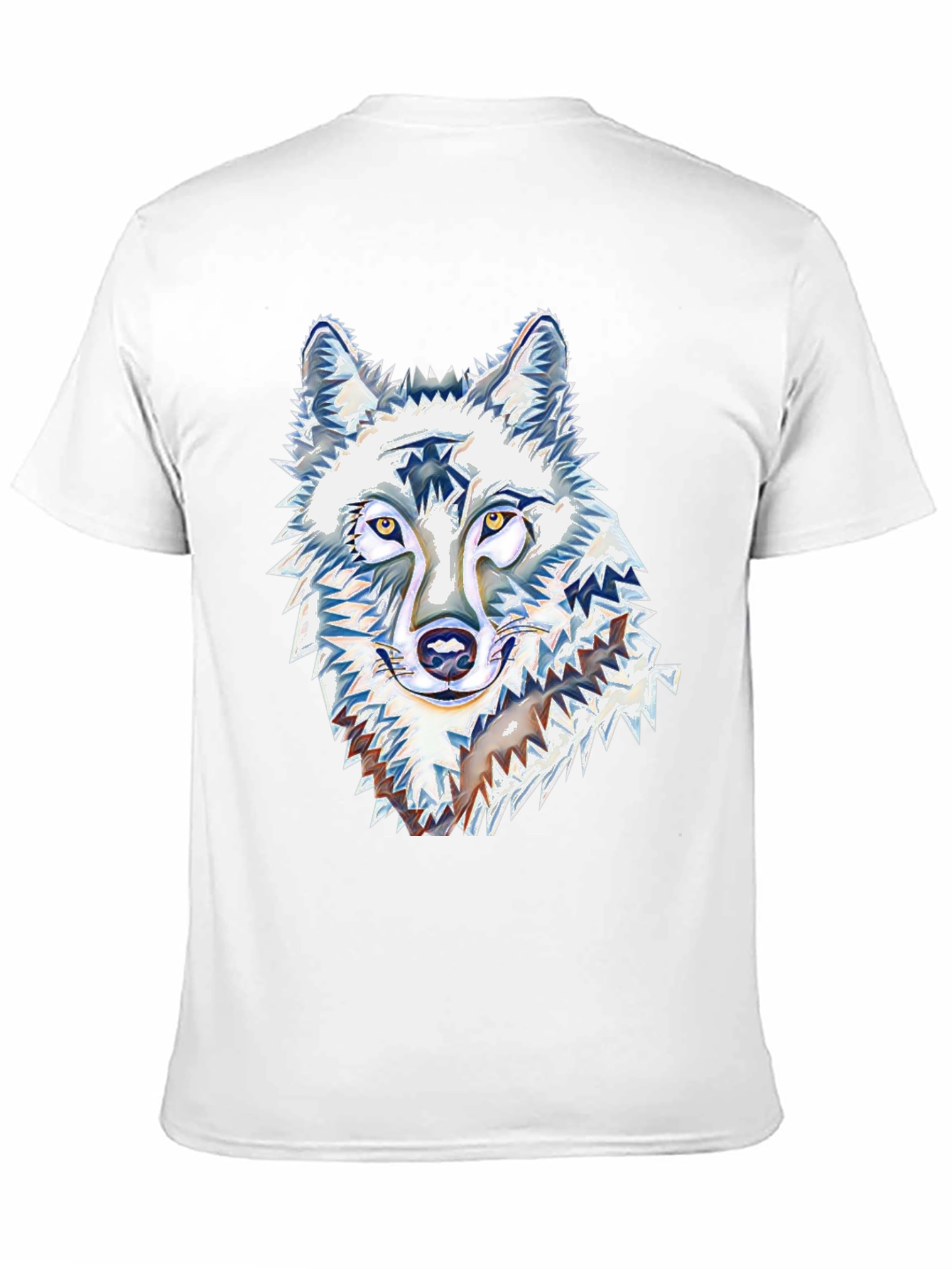 Black Wolf Graphic Tee - Black Cotton Blend view 11