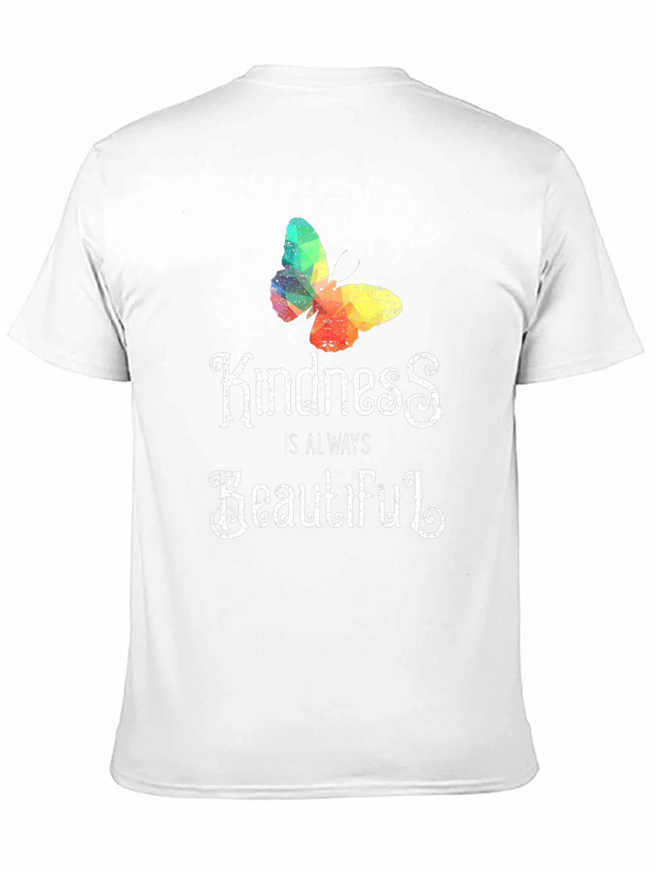 Black Kindness Butterfly T-Shirt - Always Beautiful view 11