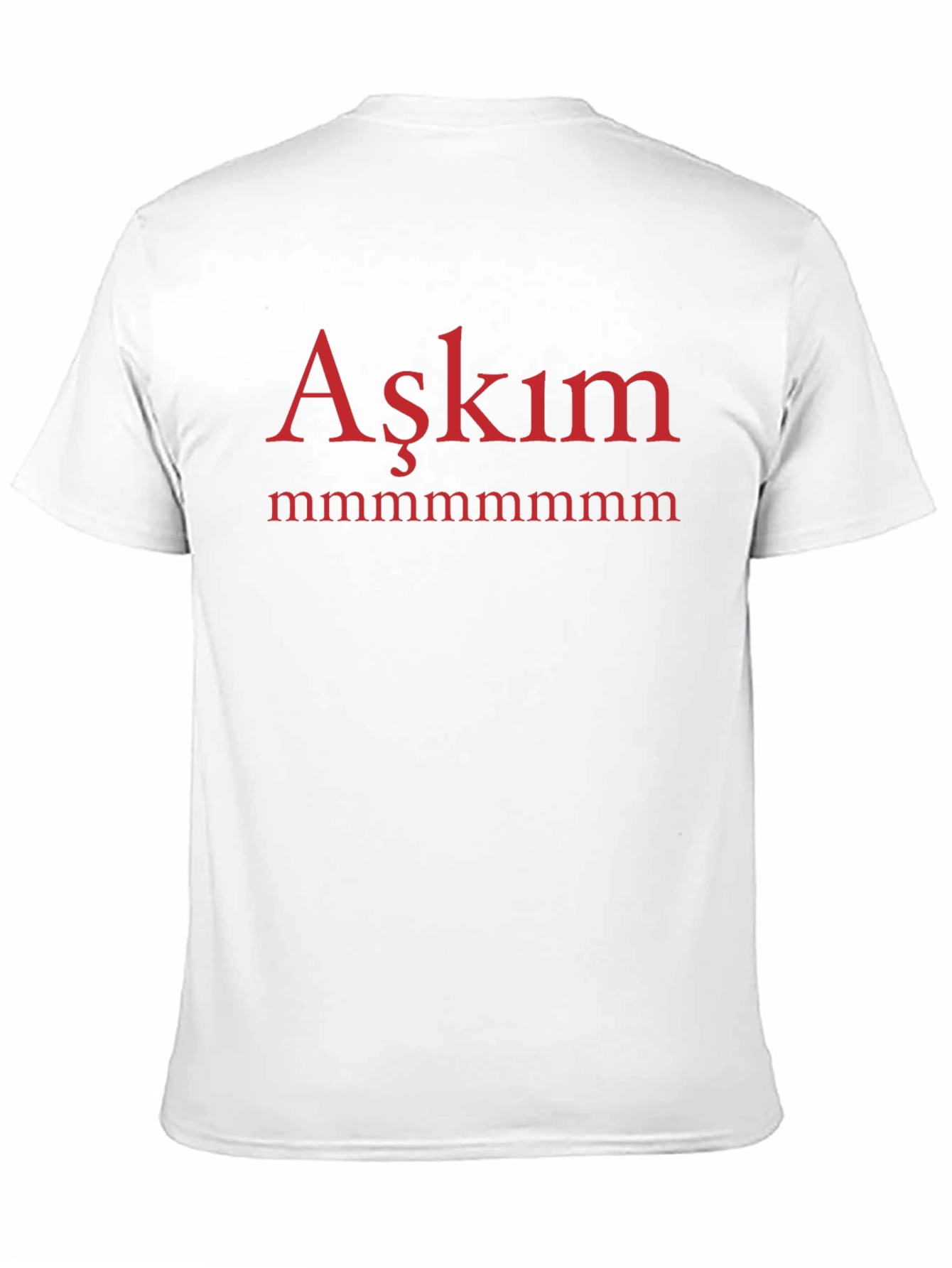 Black Aşkım T-Shirt - Turkish Love Expression Tee view 11