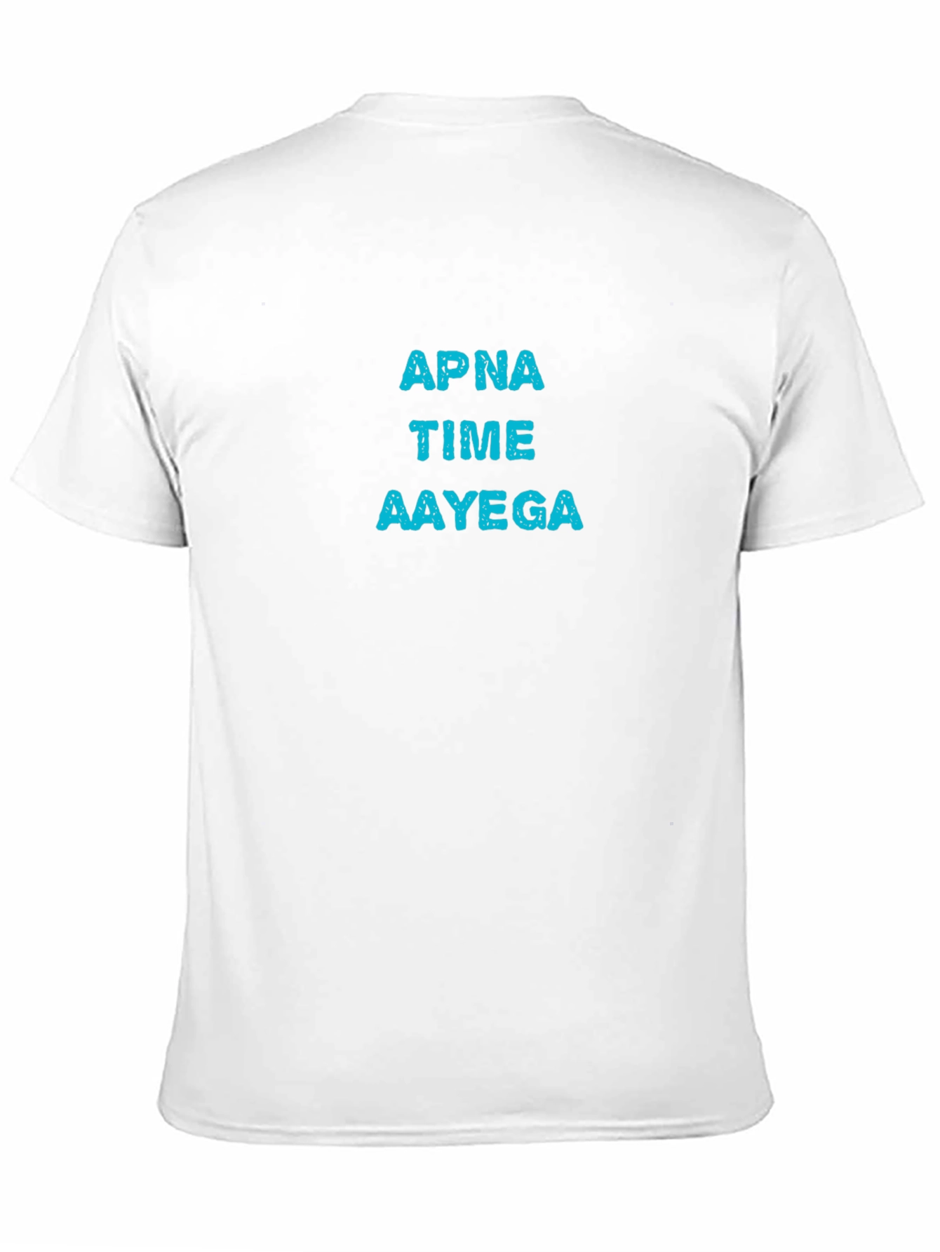 Black Apna Time Aayega Black T-Shirt view 11