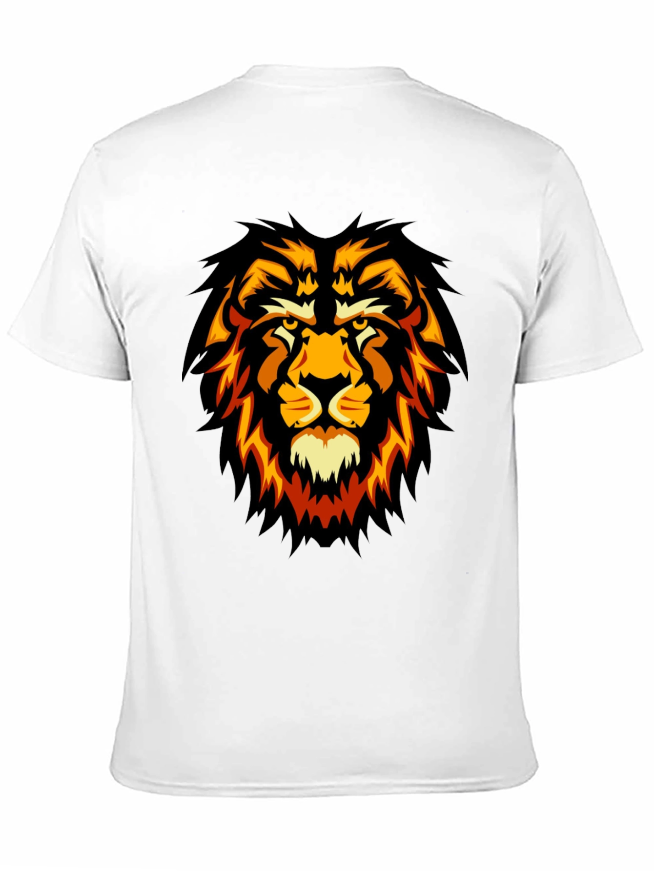 Black Lion Graphic Black T-Shirt - Fierce Style view 11