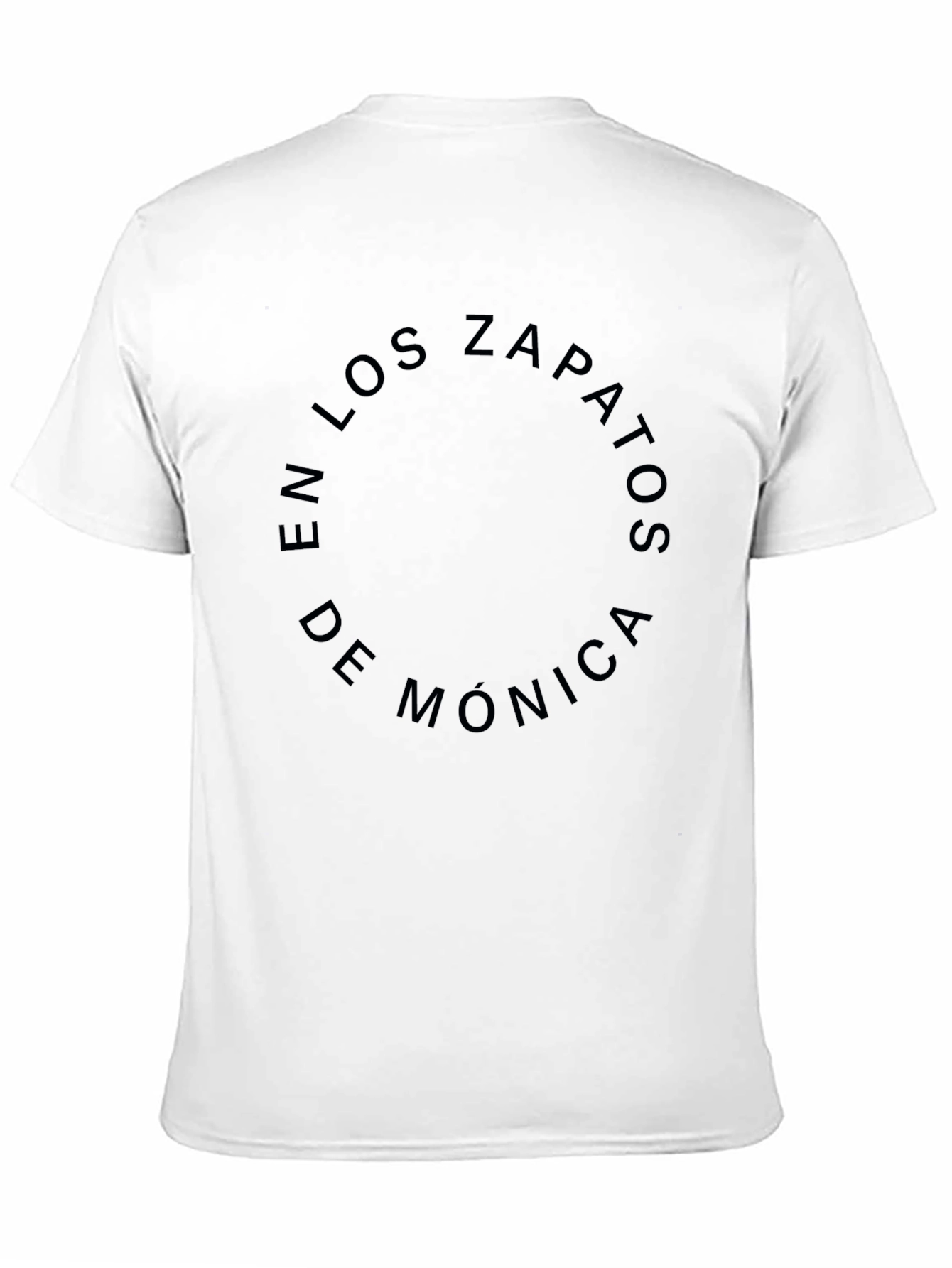 Black En Los Zapatos De Monica Black Graphic T-Shirt view 11