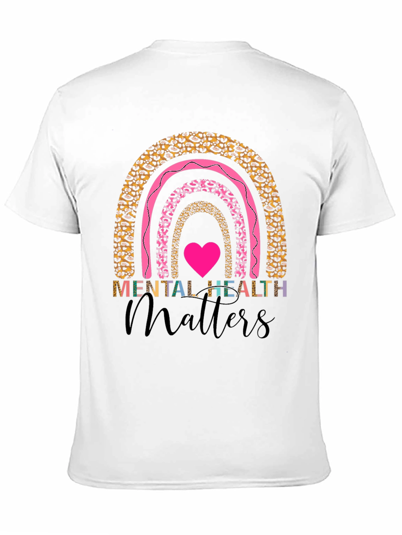 Black Mental Health Matters Graphic Tee view 11