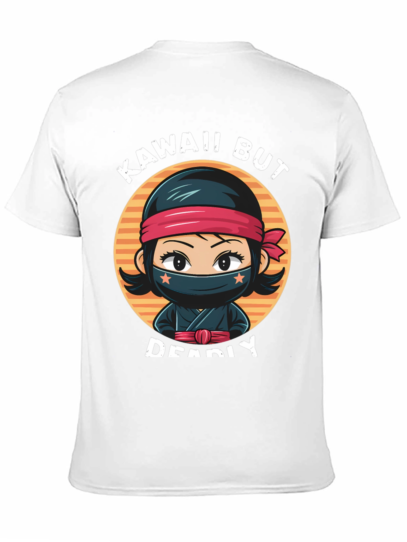 Black Kawaii But Deadly Ninja T-Shirt view 11