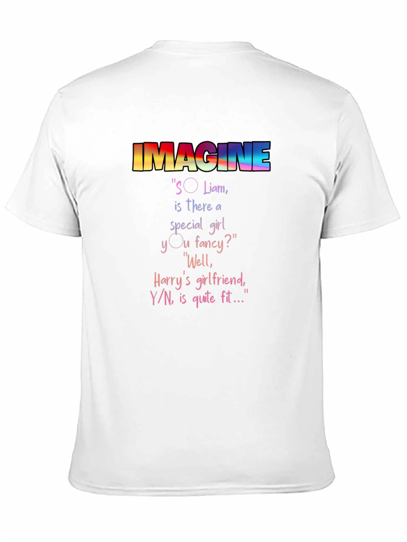 Black Imagine Novelty T-Shirt view 11