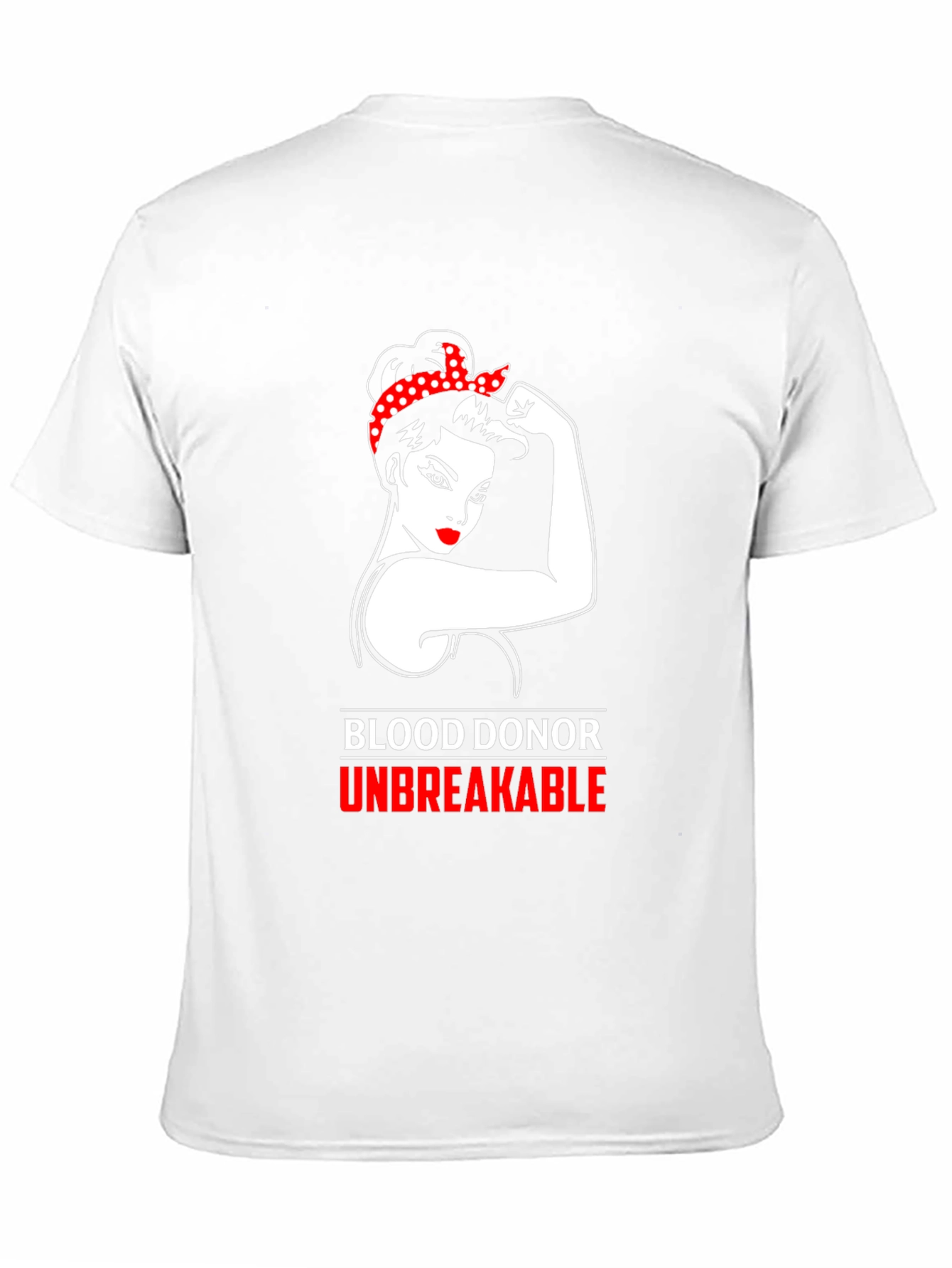 Black Blood Donor Unbreakable T-Shirt view 11