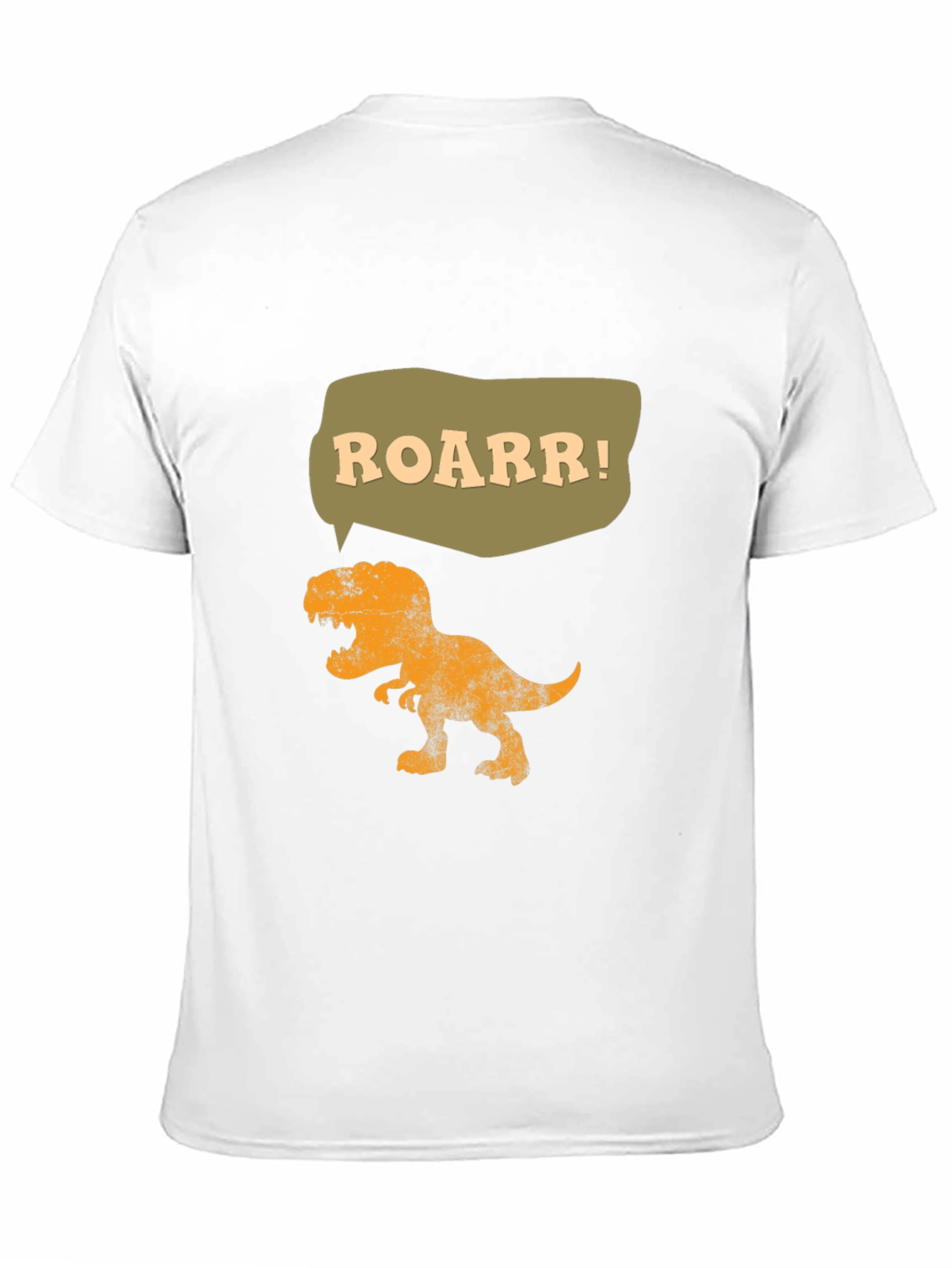 Black Roarr! Dinosaur Graphic Tee - Black Cotton T-Shirt view 11