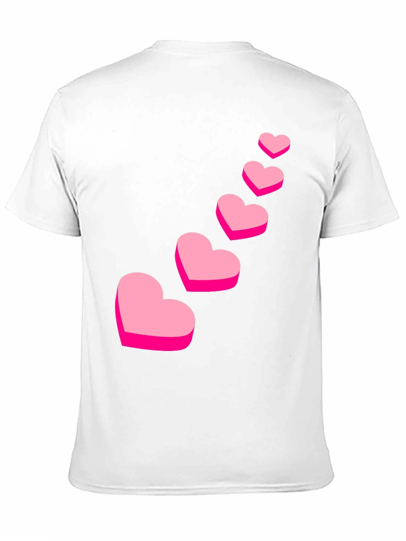 Love Heart Graphic Black T-Shirt - 11