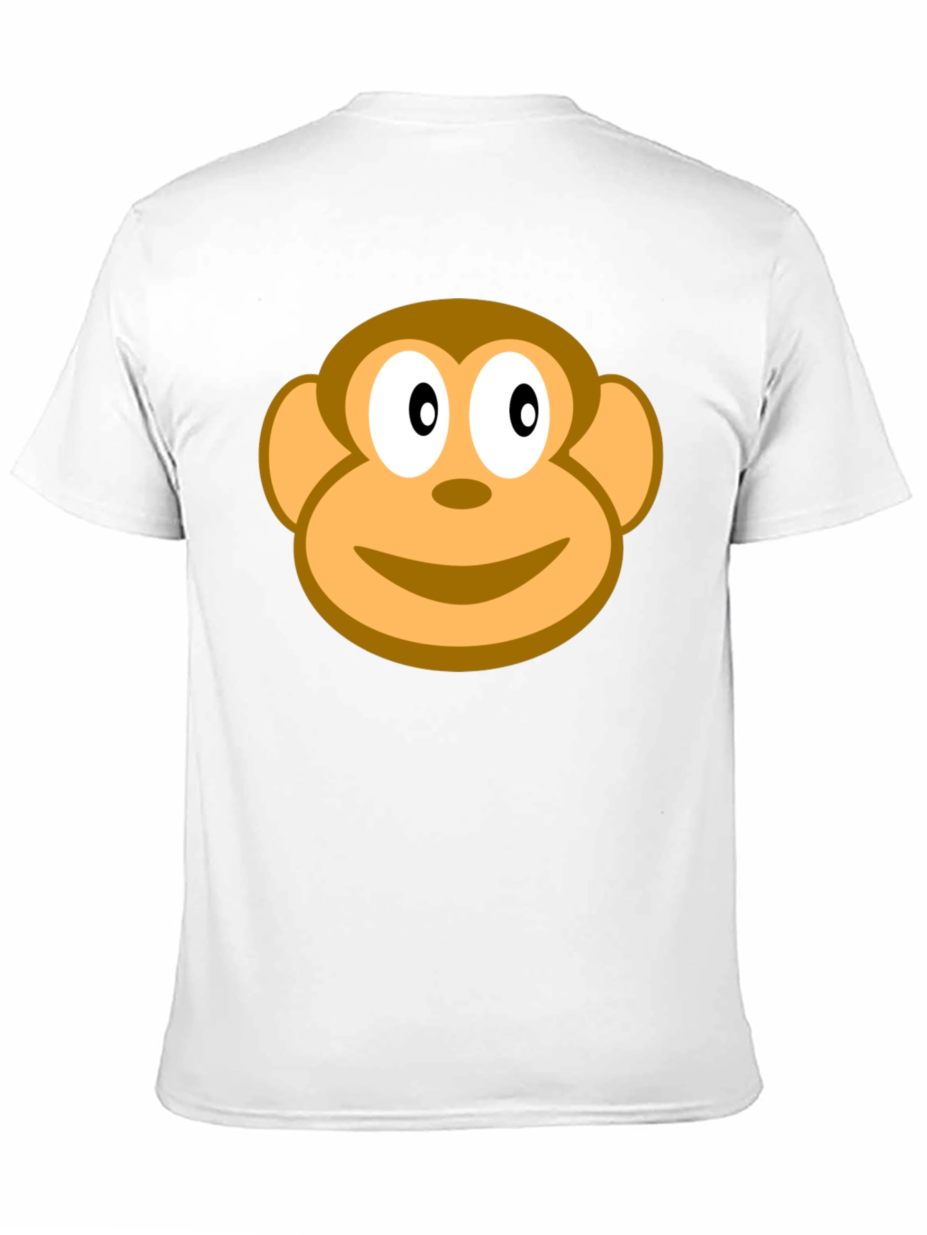 Black Monkey Face Graphic Black T-Shirt view 11