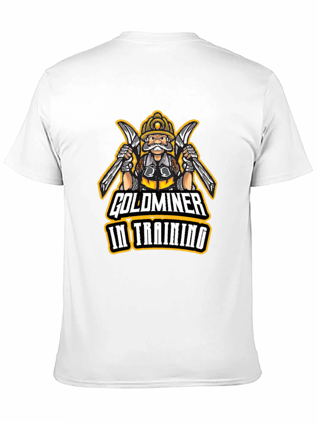 Black Goldminer In Training Black T-Shirt view 11