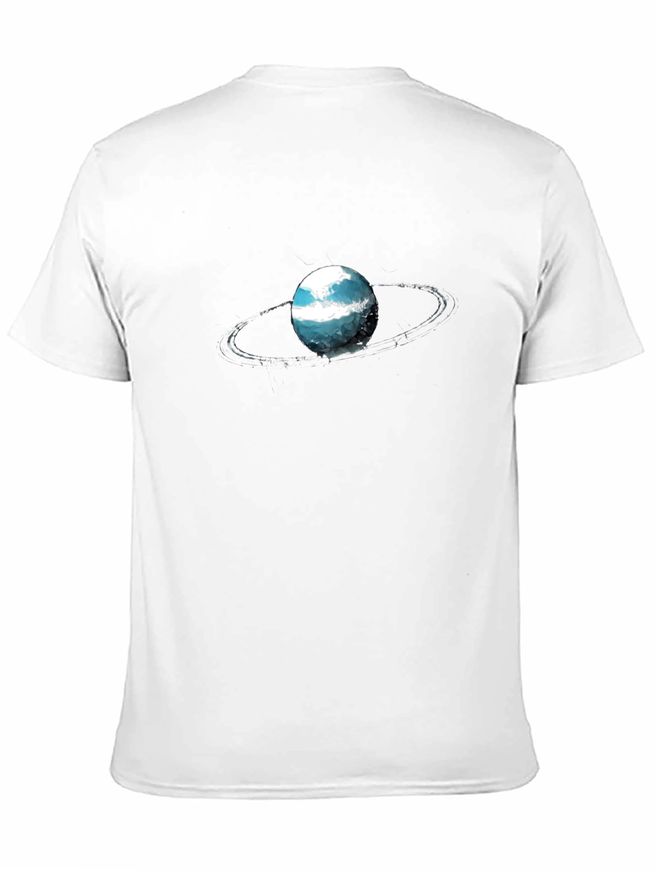 Black Planet Graphic Black T-Shirt view 11