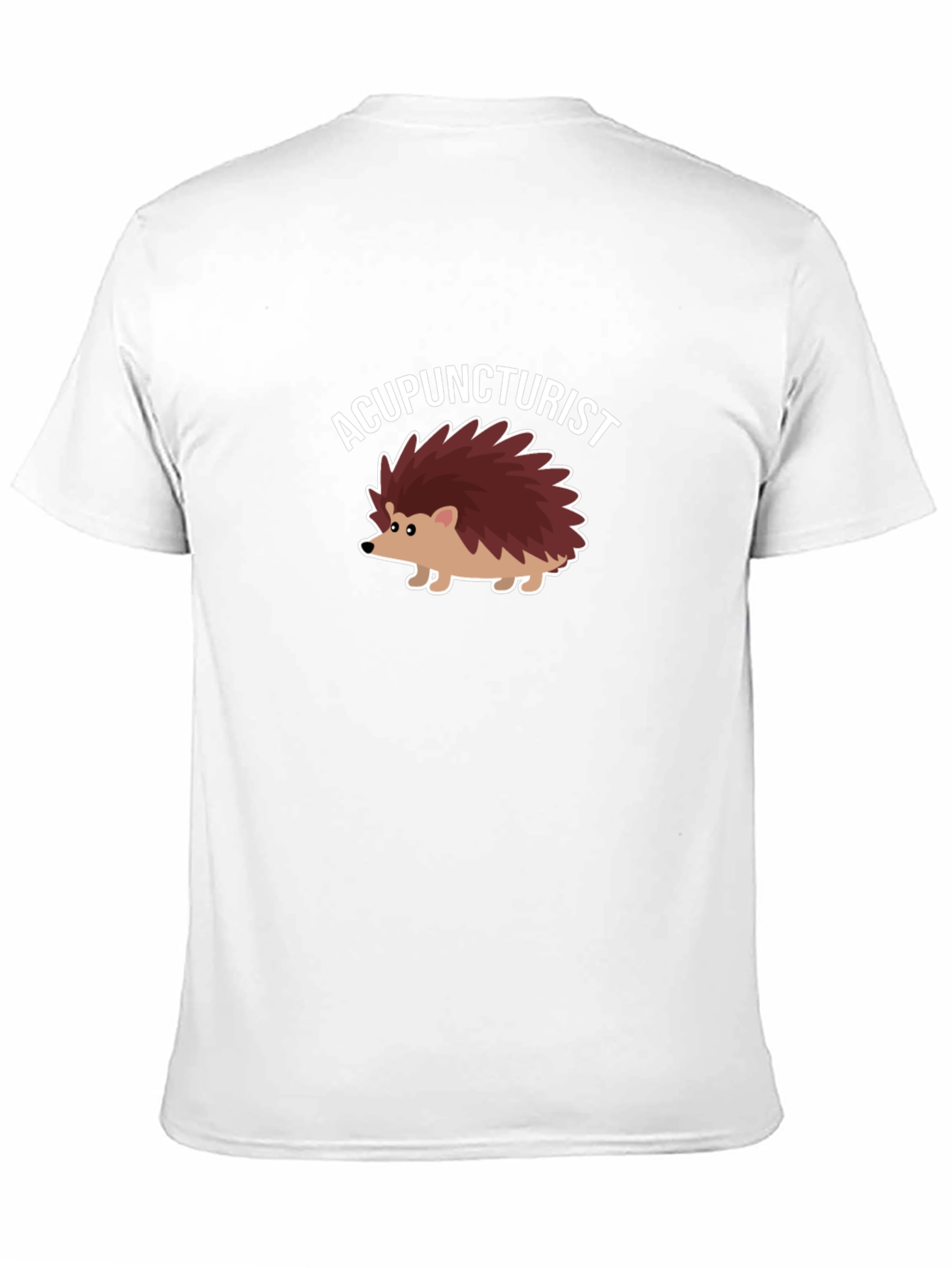 Black Acupuncturist Hedgehog T-Shirt - Cute & Comfy view 11