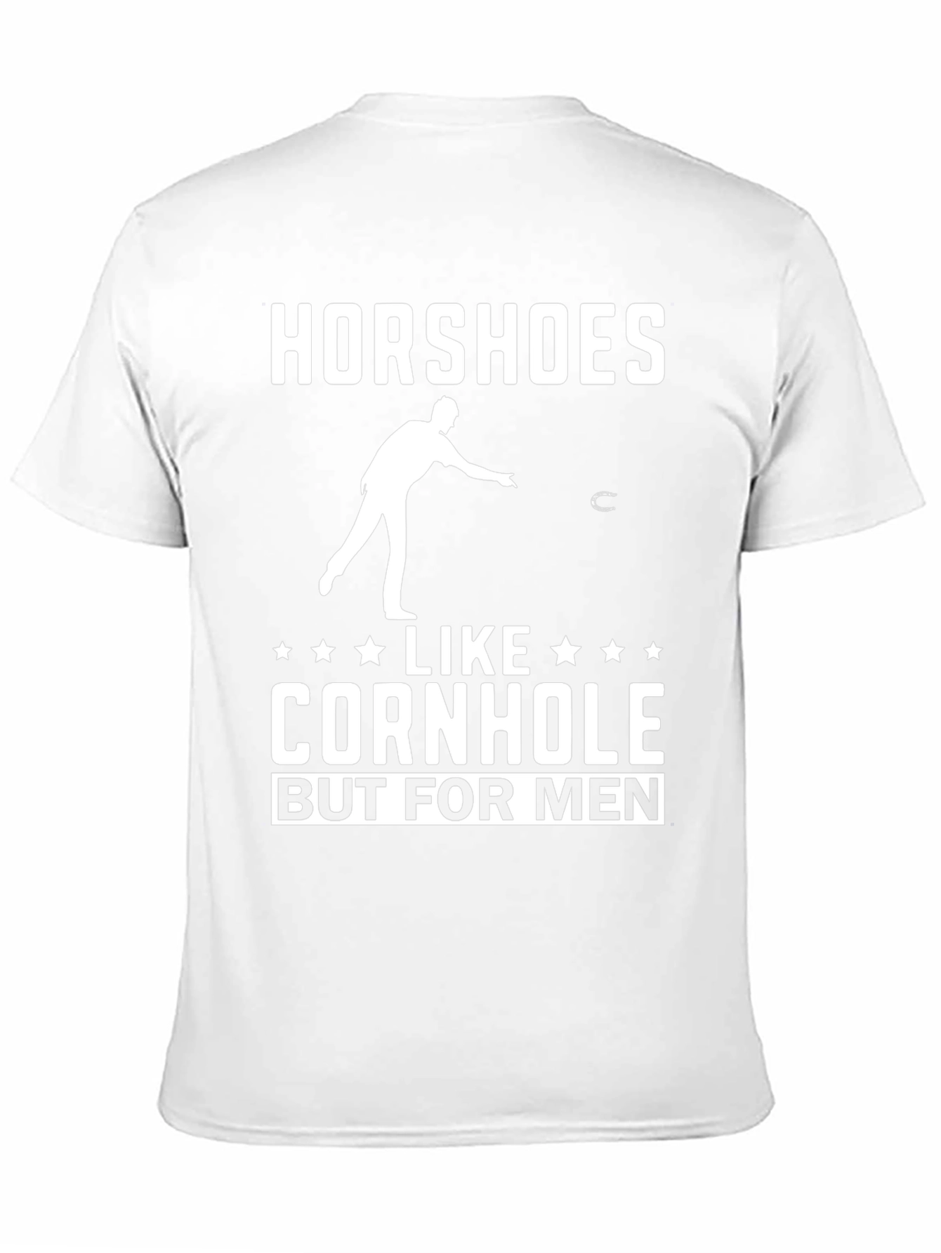 Black Horseshoes Like Cornhole But For Men T-Shirt view 11