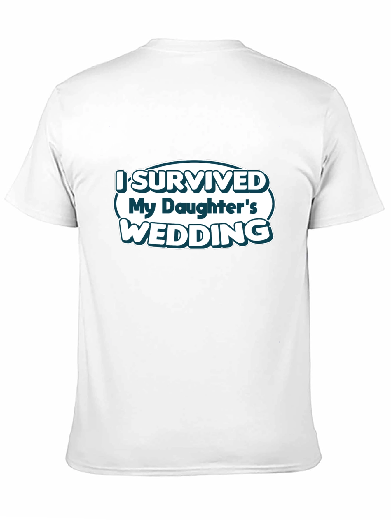 Black I Survived My Daughter's Wedding T-Shirt view 11