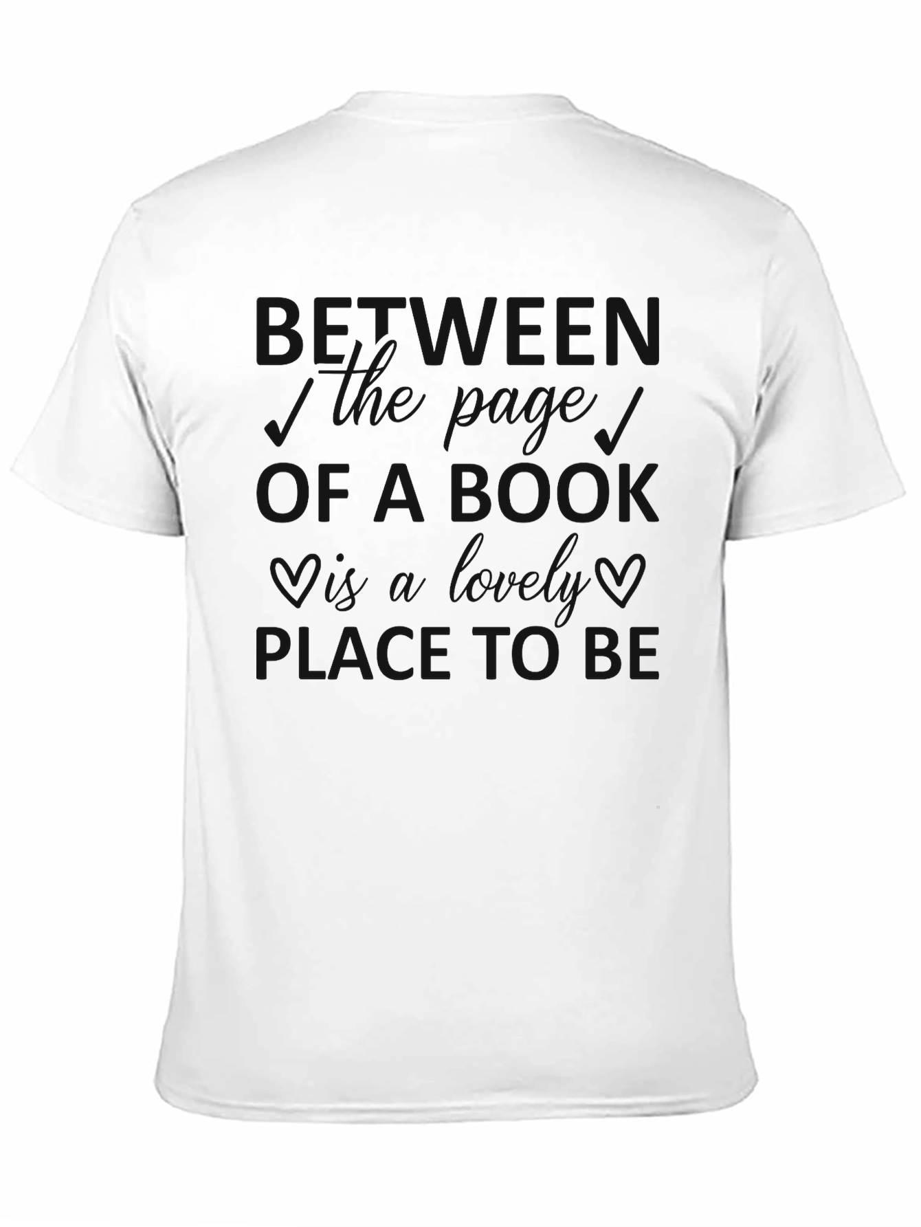 Black Men's Black Crewneck T-Shirt - "Heaven Must Be" view 11