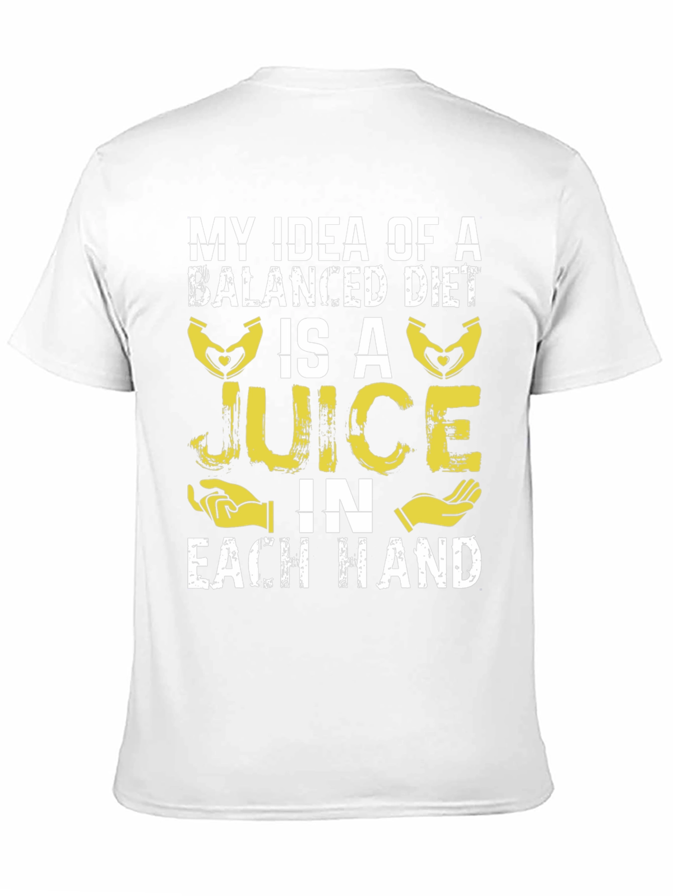 Black Balanced Diet Juice T-Shirt view 11