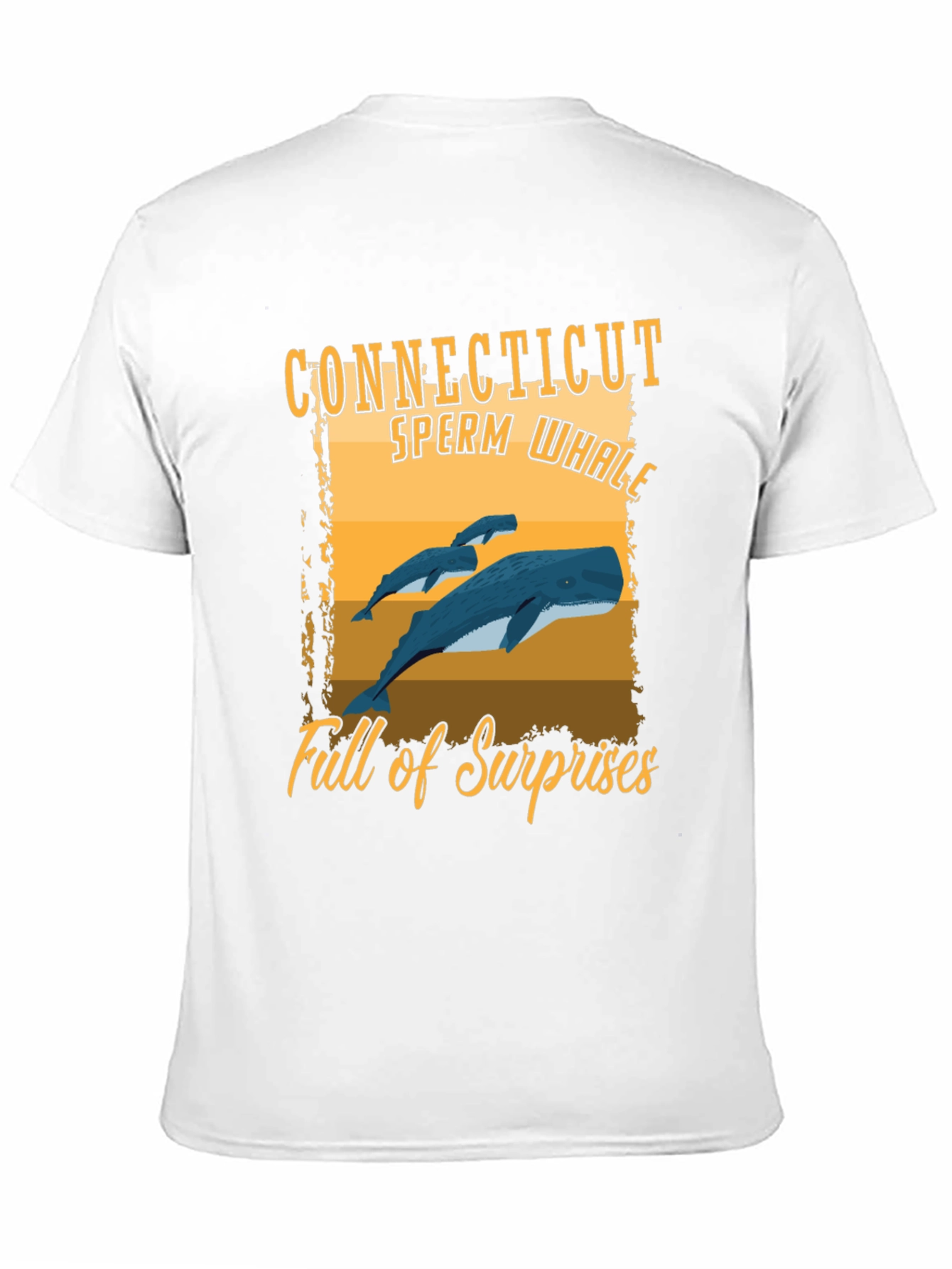 Black Connecticut Sperm Whale T-Shirt: Full of Surprises  view 11