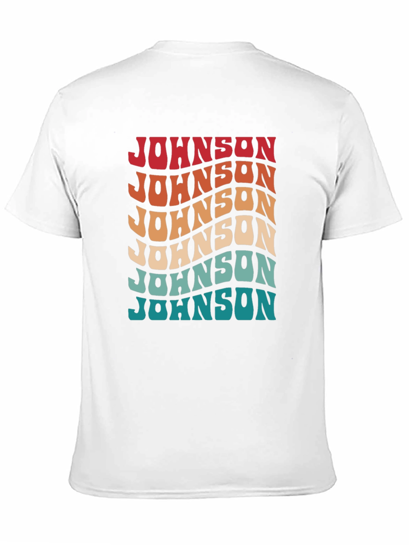 Black Retro "Johnson" Graphic Tee view 11