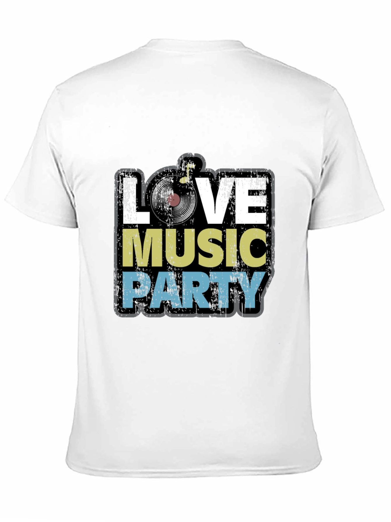Black Love Music Party T-Shirt - Retro Style view 11